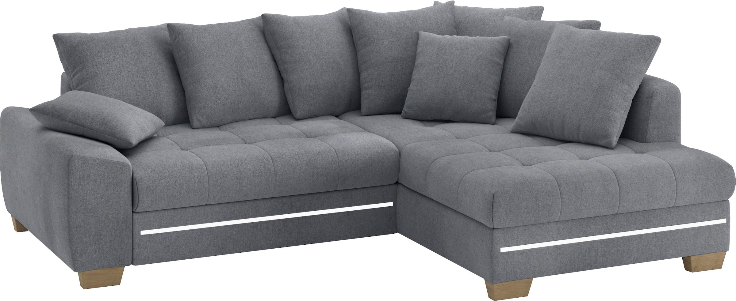 Mr. Couch Ecksofa »Nikita II, L-Form« mit Kaltschaum, RGB-LED Beleuchtung, günstig online kaufen
