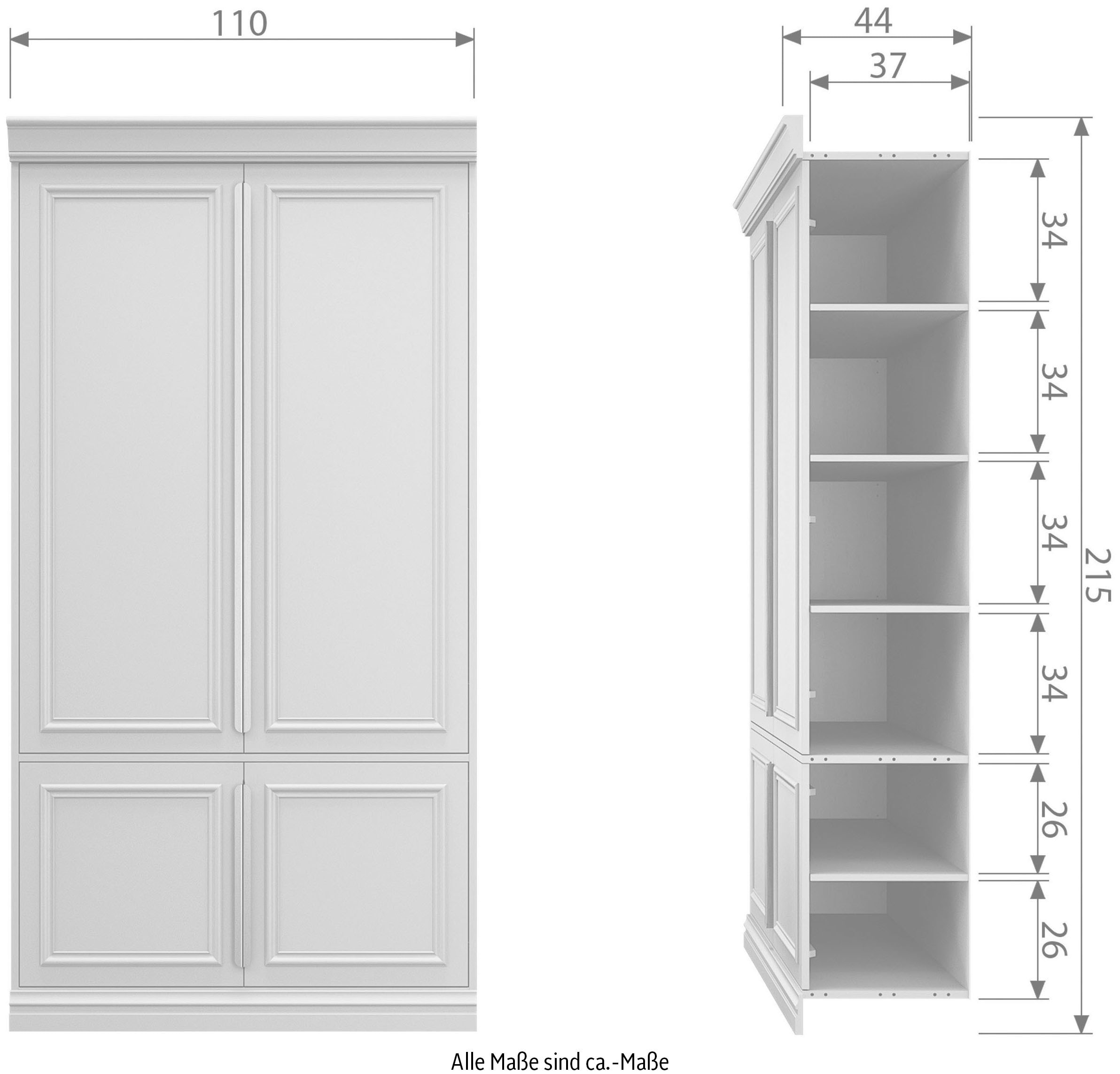 WOOOD Garderobenschrank »Organize«, viel Stauraum, Höhe 215 cm
