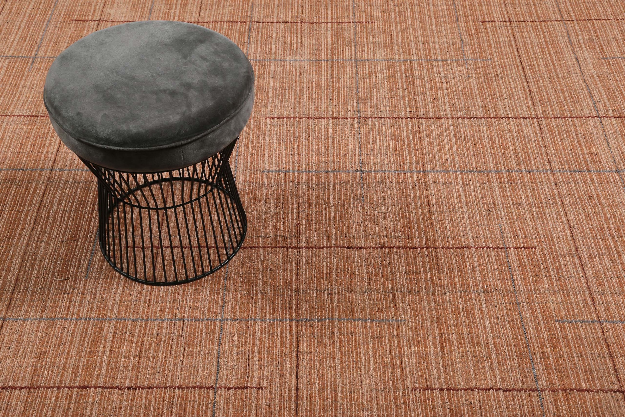 Wecon home Teppich »Milly« rechteckig 11 mm Höhe Kurzflorteppich, handgewebt, Naturfaser, Linienmuster, Wohnzimmer