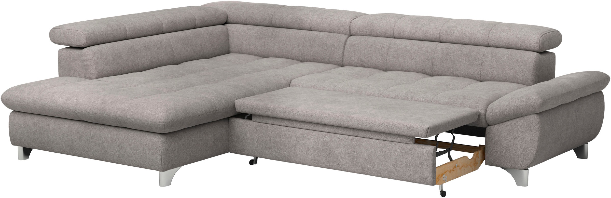 COTTA Ecksofa »Gemini L-Form«, mit Kopfteilverstellung, wahlweise mit Bettfunktion