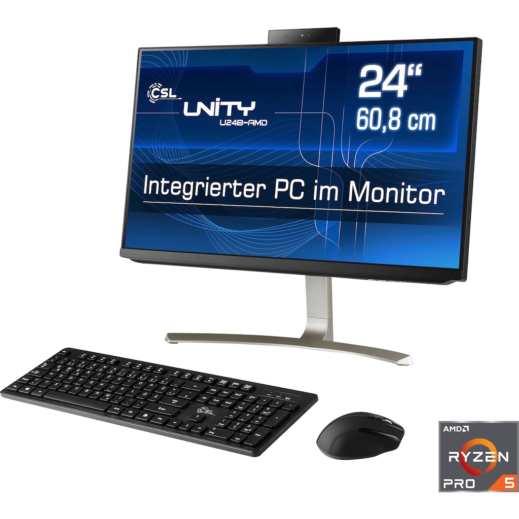 CSL All-in-One PC »Unity U24W-AMD / 4650G / 1000 GB / 16 GB RAM / Win 11«