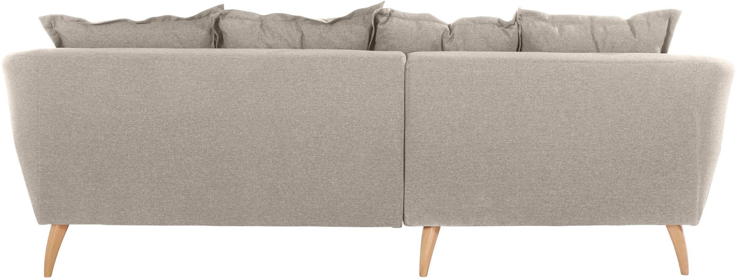 Home affaire Ecksofa »Baggio L-Form«, Zierkissen inklusive