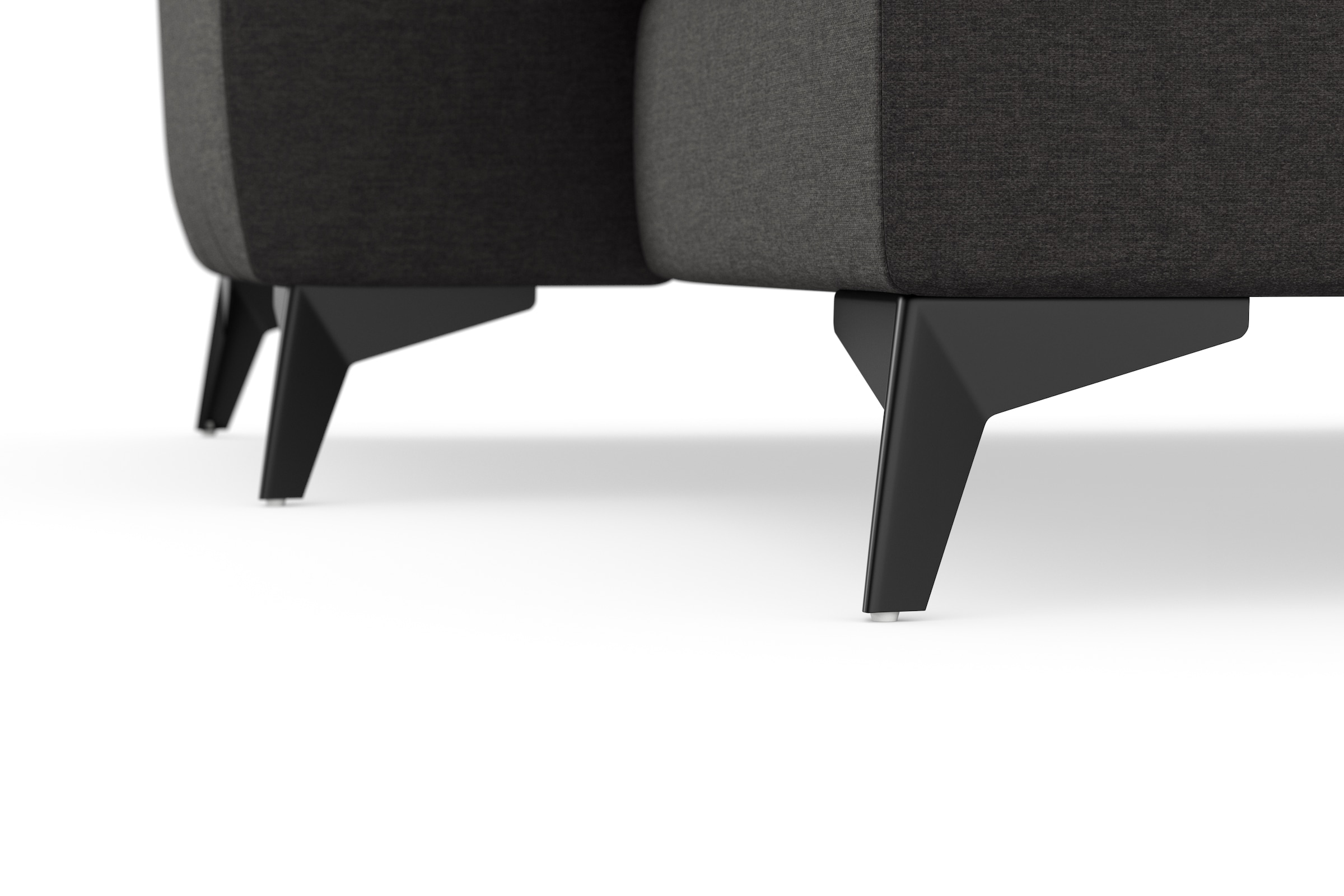 sit&more Wohnlandschaft »Sinatra U-Form«, optional mit Kopfteilverstellung und Armteilfunktion, Metallfüße