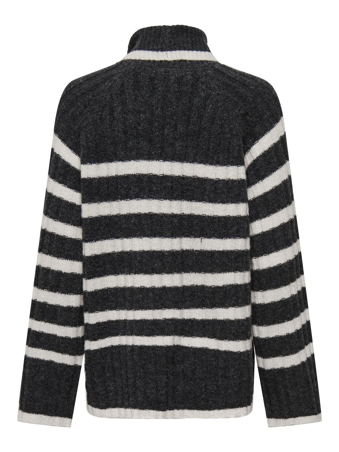 JDY Rollkragenpullover »JDYMILEY L/S LONG STRIPE PULLOV KNT NOOS«