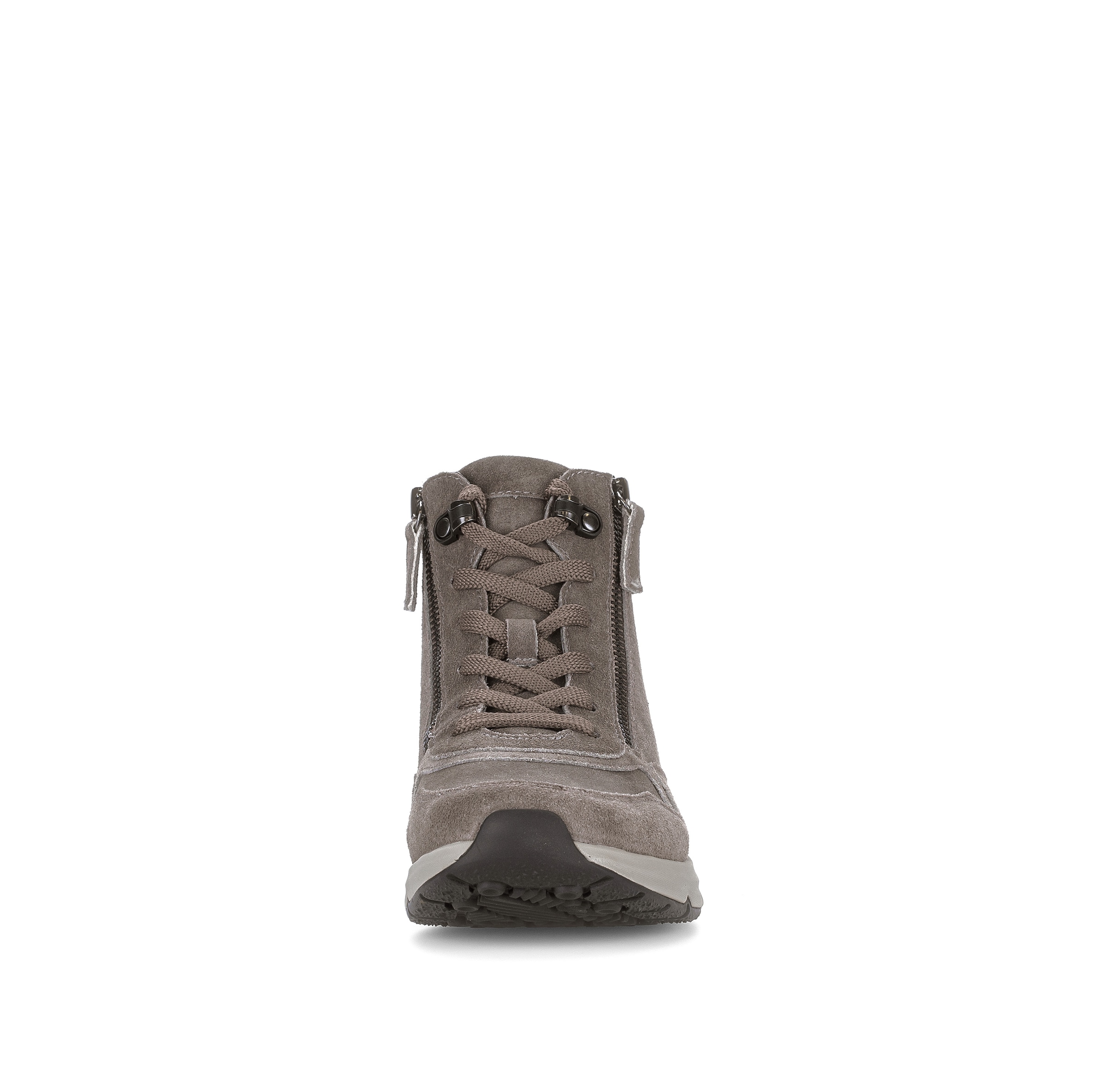 rollingsoft Schnürboots  Keilabsatz, High Top-Sneaker mit zwei Reißverschlüssen