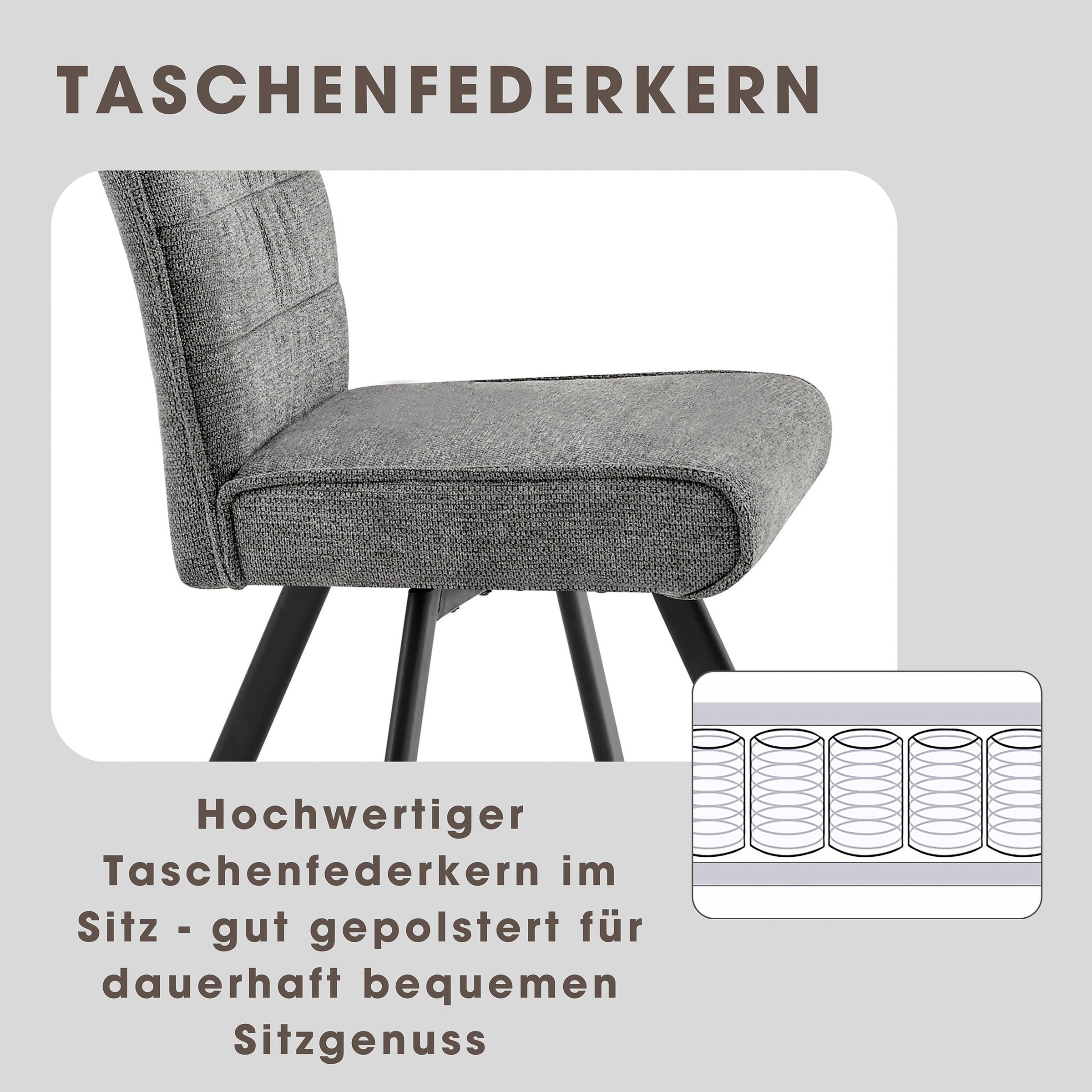OTTO home Esszimmerstuhl »Garry« (Set) 2 Stk.
