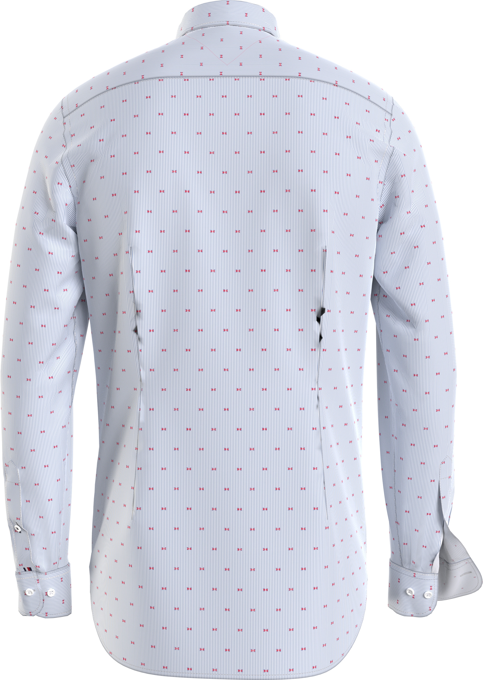 Tommy Hilfiger Langarmhemd »FIL COUPE SF SHIRT«, mit durchgehender Knopfleiste