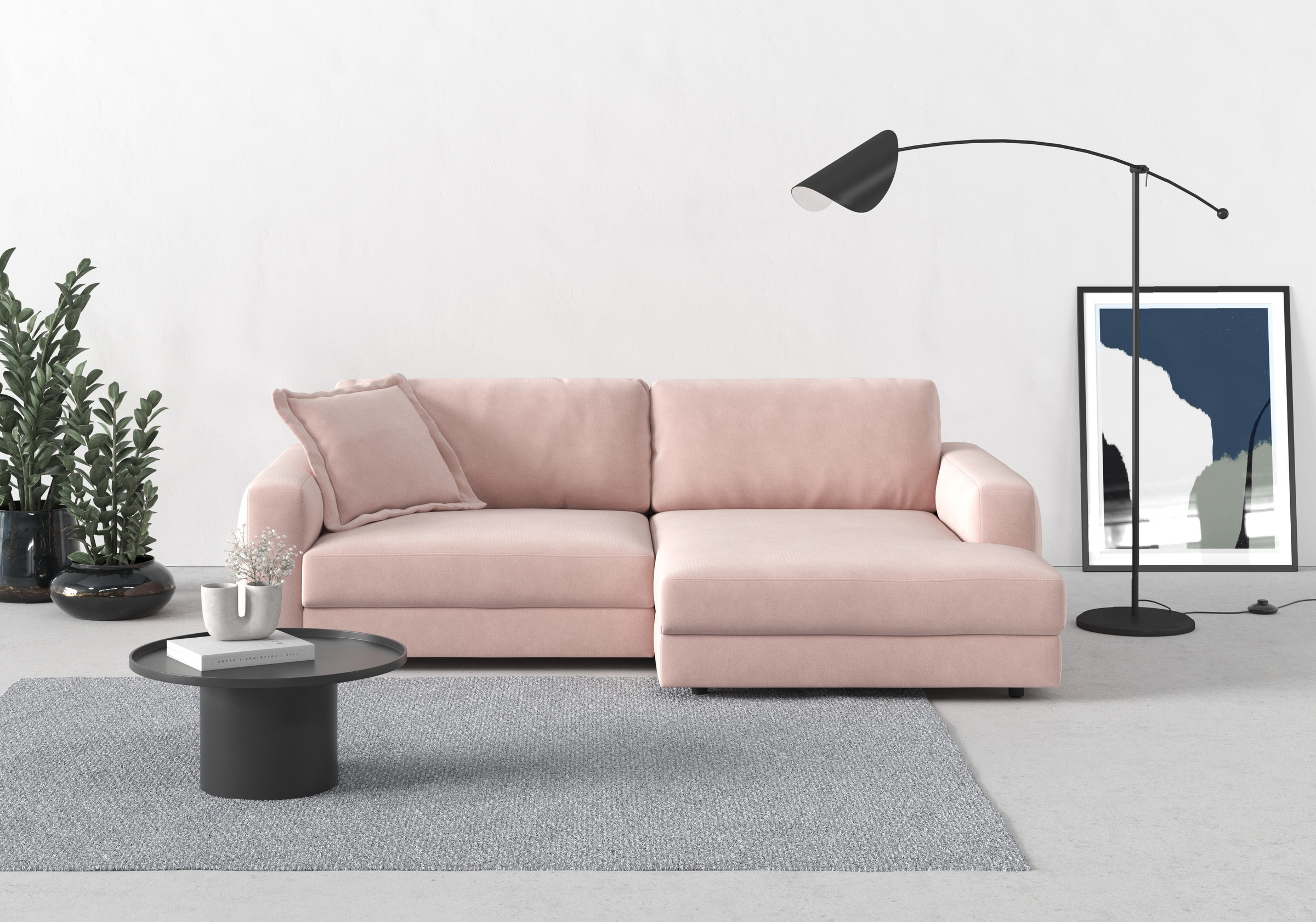 TRENDMANUFAKTUR Ecksofa »Bourbon, Mega Designsofa mit tollem Sitzkomfort, B günstig online kaufen