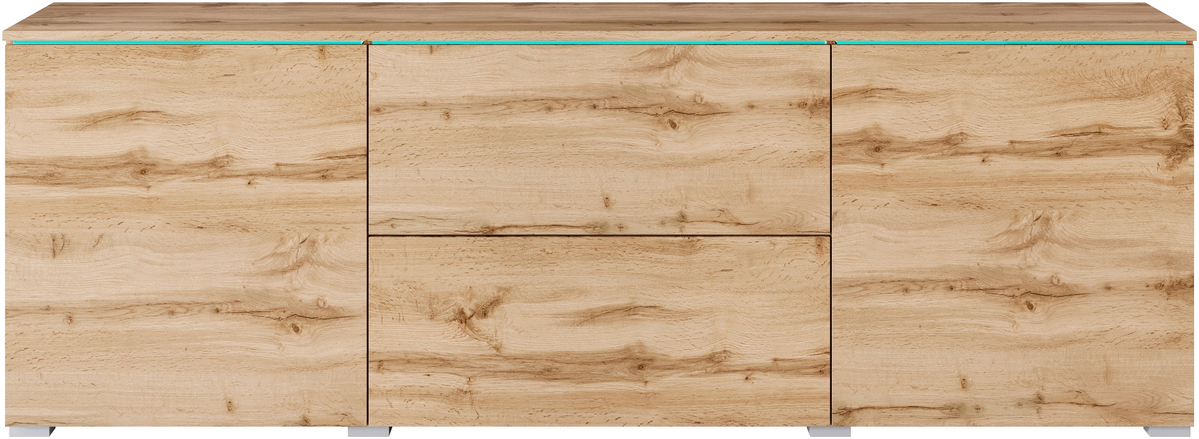 INOSIGN Lowboard, Lowboard Vera, 2 Türen/2 Schubladen, TV-Schrank mit viel Stauraum