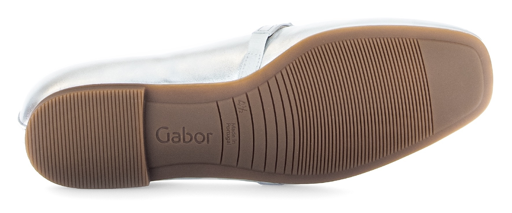Gabor Ballerina, Blockabsatz, Bequemschuh, Flats mit funkelnden Schmucksteinen