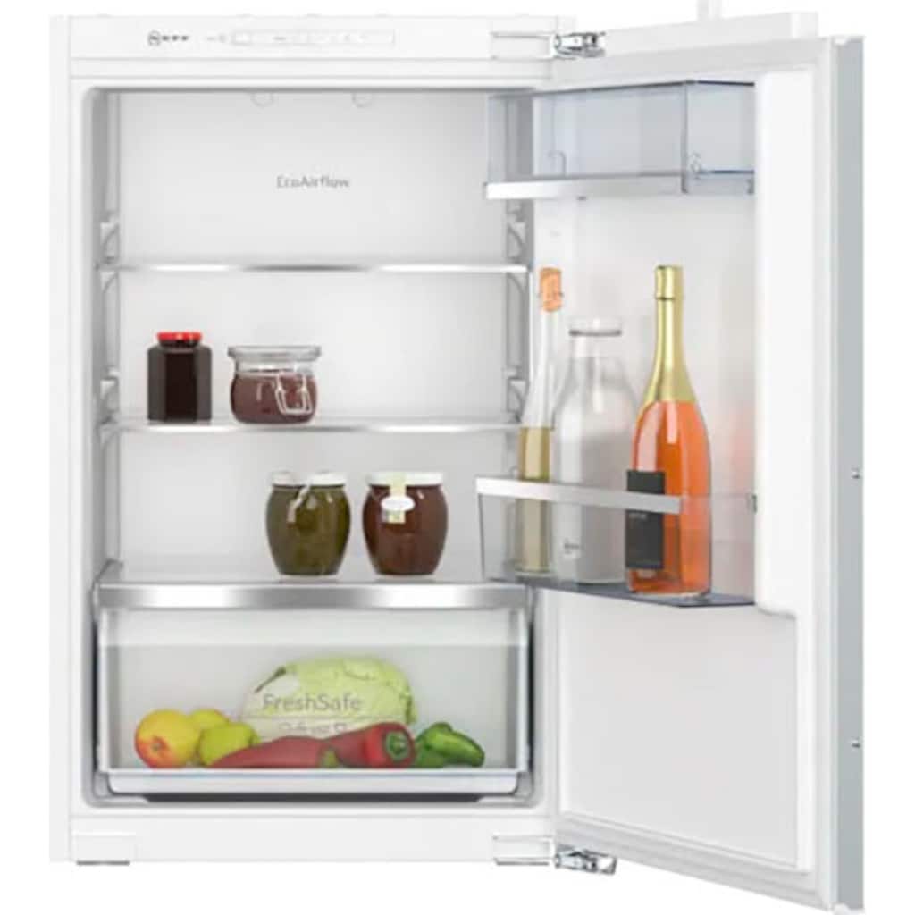 NEFF Einbaukühlschrank »KI1212FE0«, KI1212FE0, 87,4 cm hoch, 54,1 cm breit, Fresh Safe: Schublade für flexible Lagerung von Obst & Gemüse