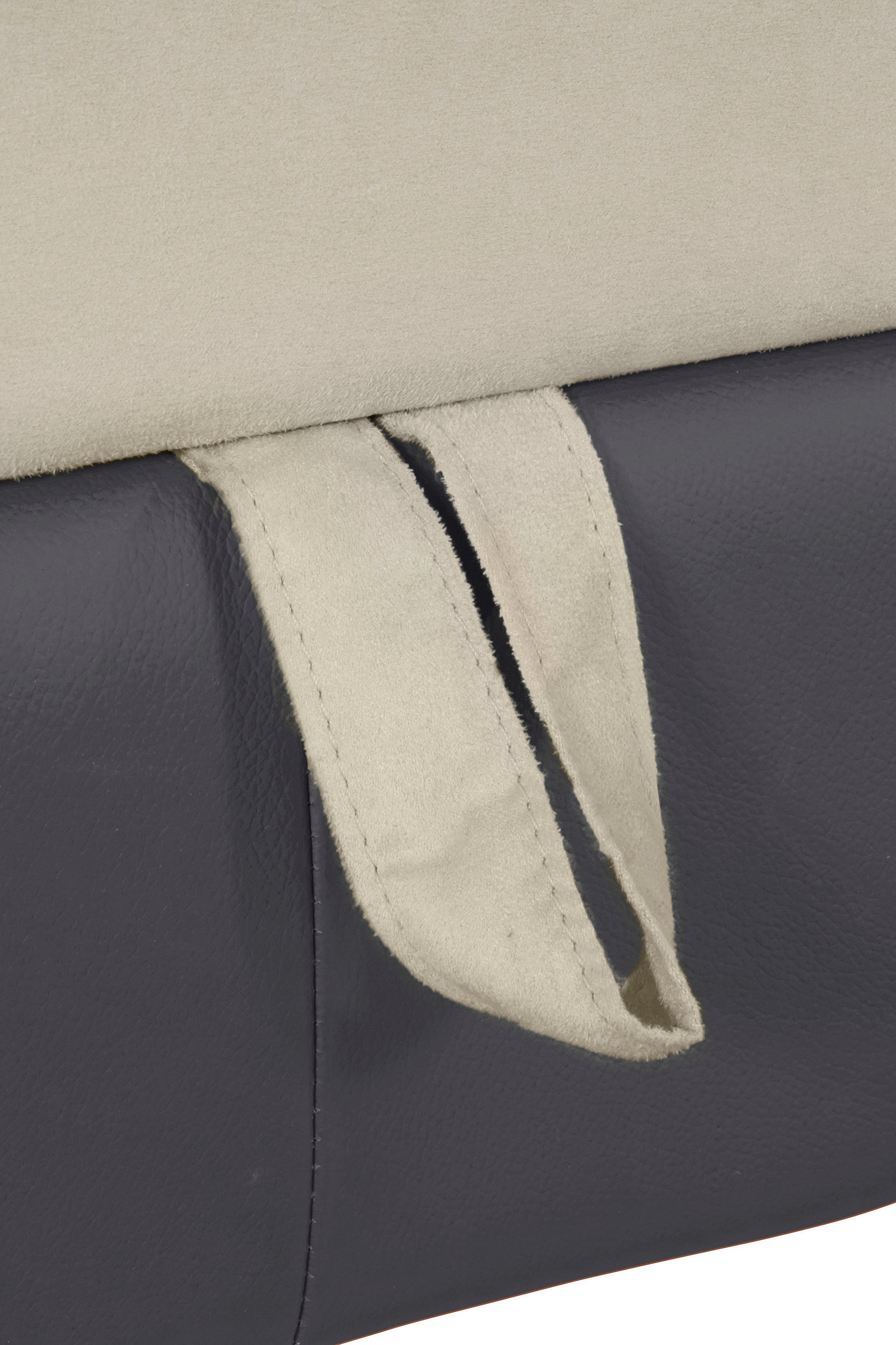 COTTA Ecksofa »Chef L-Form«, mit Kopfteilverstellung, edle Metallkufen, wahlweise mit Bettfunktion