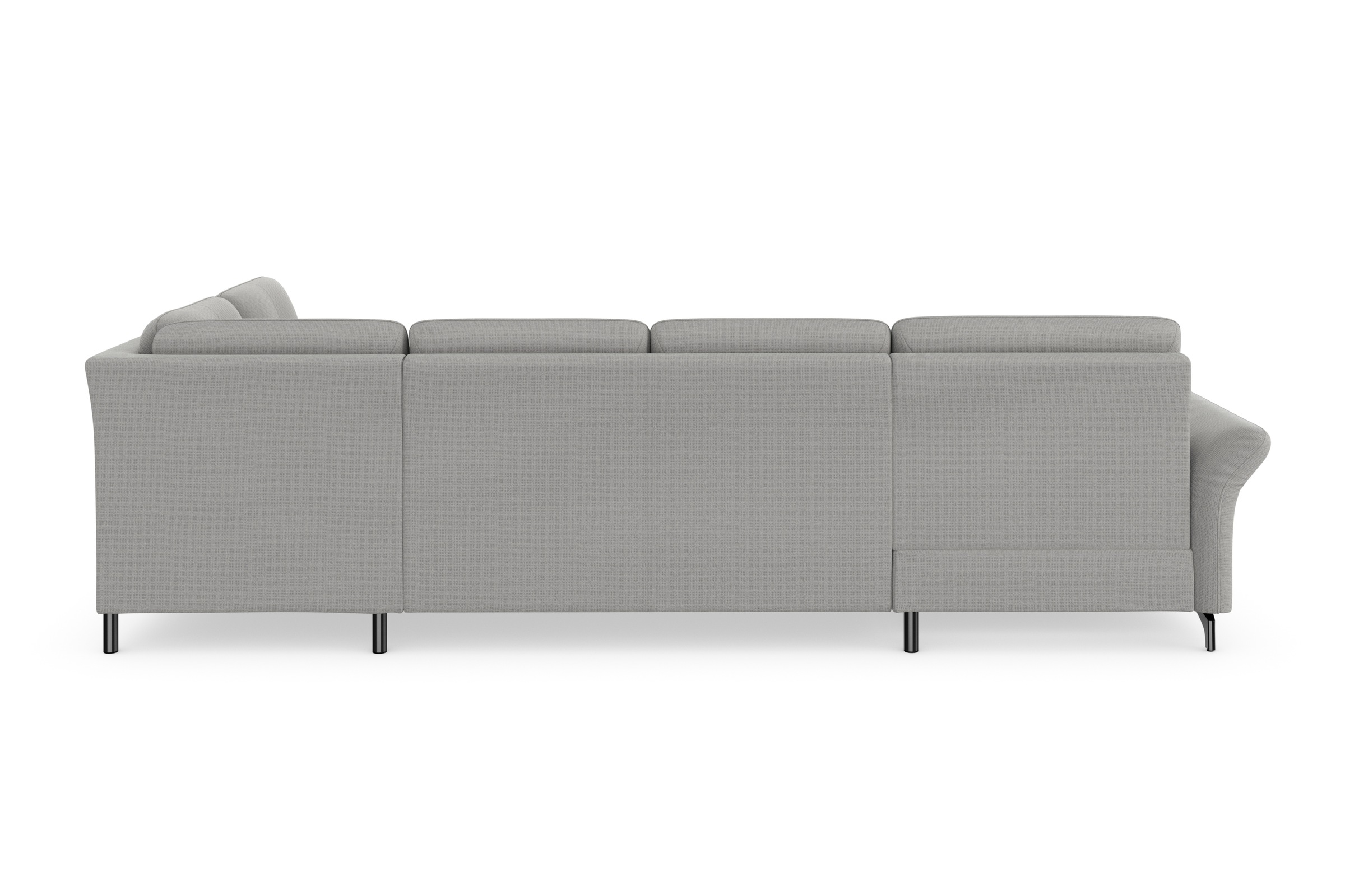 Places of Style Wohnlandschaft »Calando U-Form«, wahlweise mit Bettfunktion, Bettkasten und Armteilfunktion