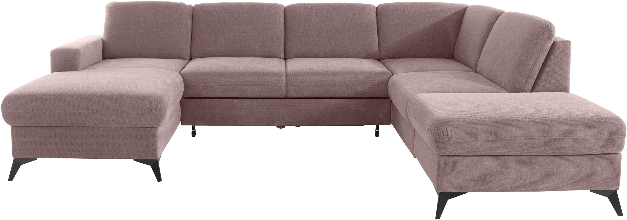 Places of Style Wohnlandschaft »Lolland U-Form«, Wahlweise mit Bettfunktion günstig online kaufen