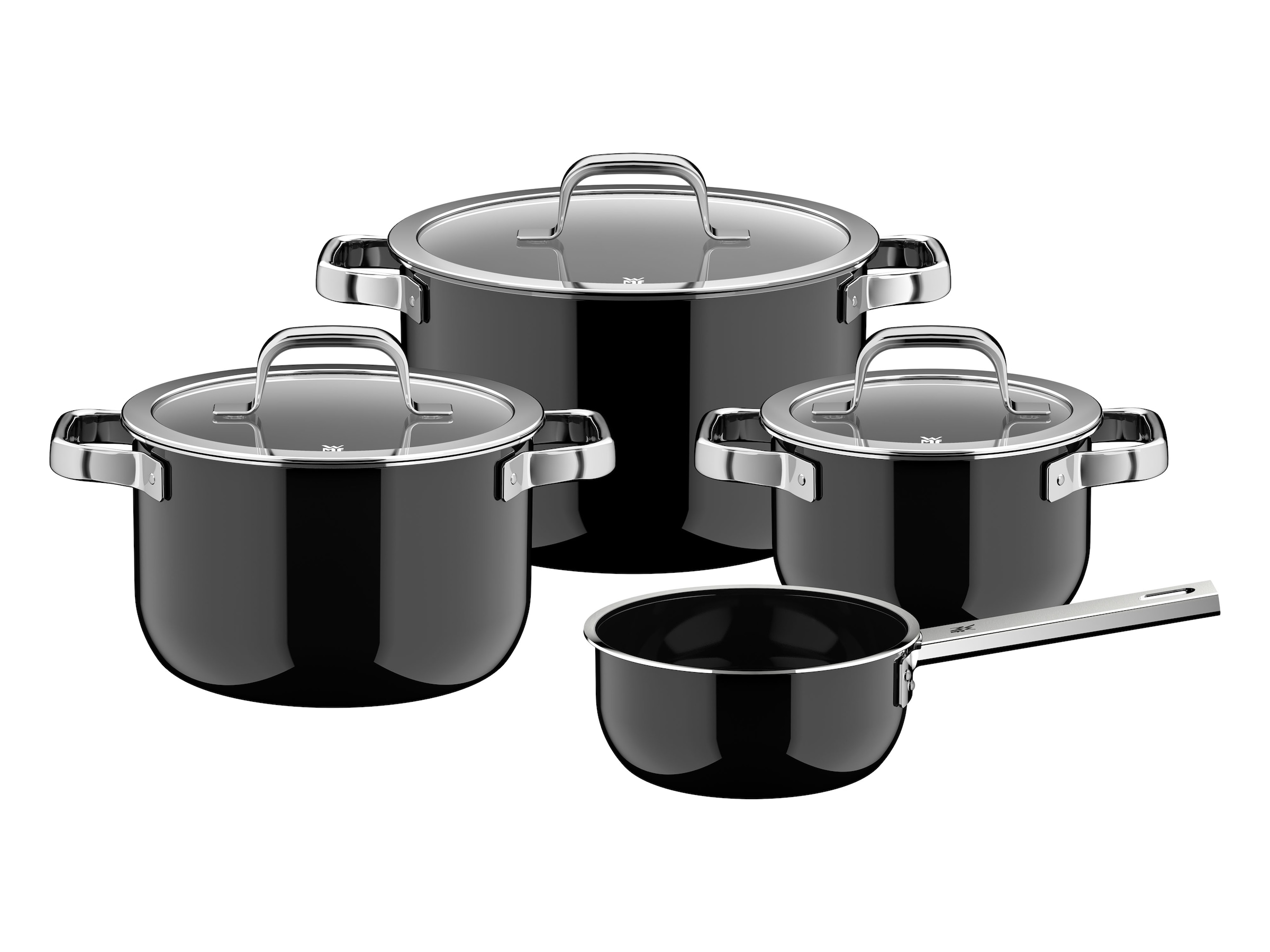 WMF Topf-Set »Fusiontec Mineral Pro« Set, 7 tlg. tlg. Edelstahl   Glas günstig online kaufen