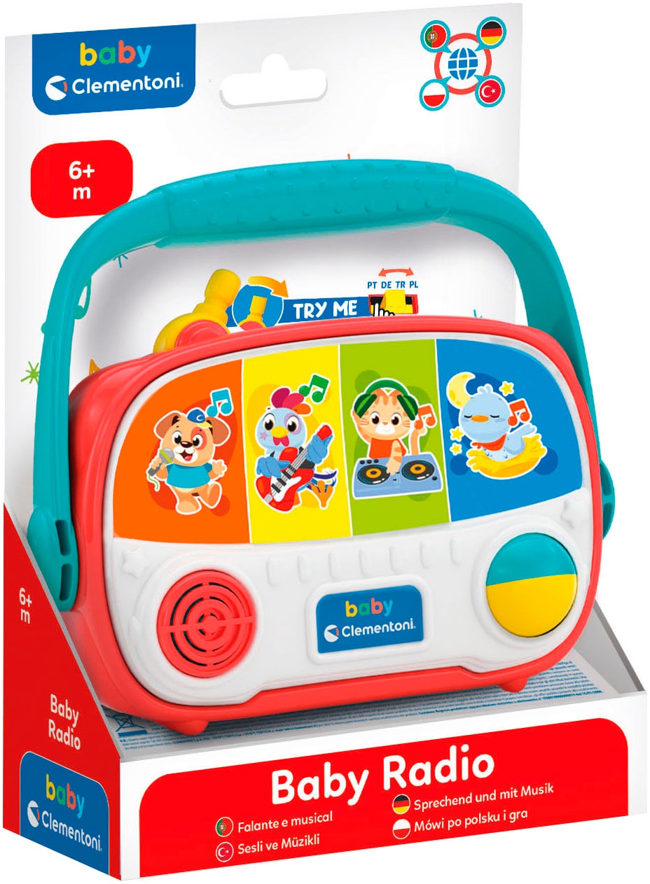 Clementoni® Lernspielzeug »Baby Clementoni, Baby-Radio«, Mit Sound