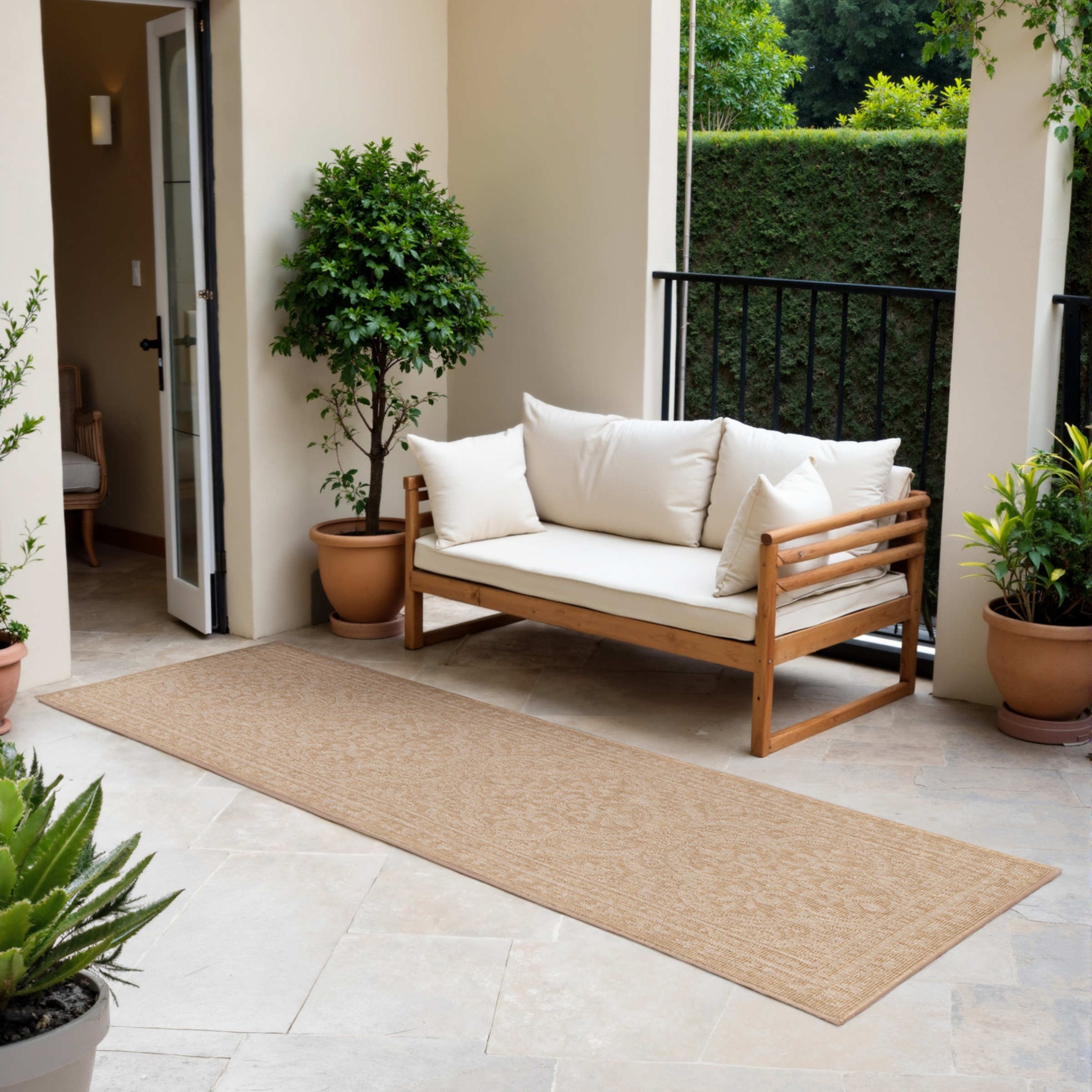 HANSE Home Outdoorteppich »Rosel Wendeteppich«, rechteckig, 5 mm Höhe, In u günstig online kaufen