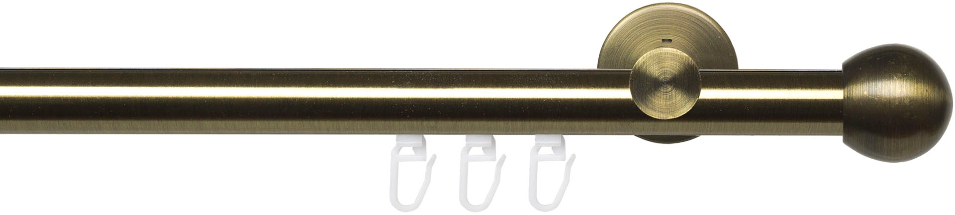 Liedeco Gardinenstange »Innenlaufgarnitur 20 mm Blues Kugel« Ø 20 mm 1 läuf günstig online kaufen