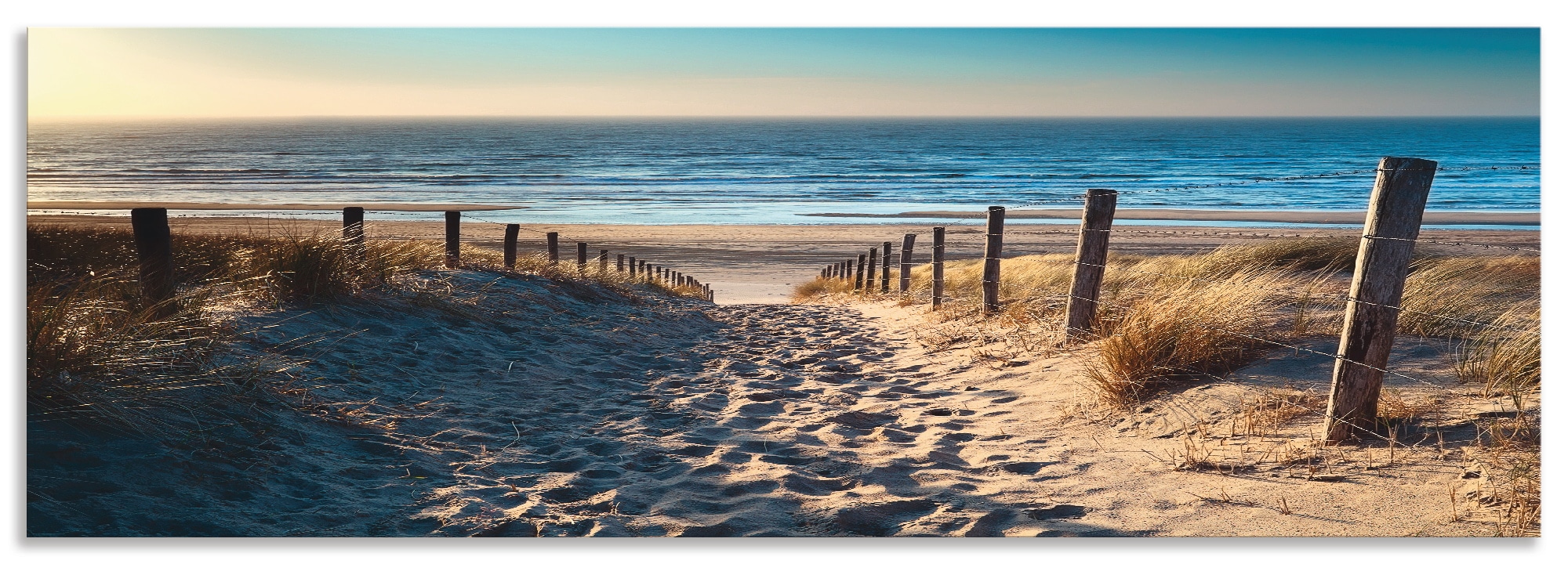 Artland Küchenrückwand »Weg zum Nordseestrand Sonnenuntergang«, (1 tlg.), A günstig online kaufen