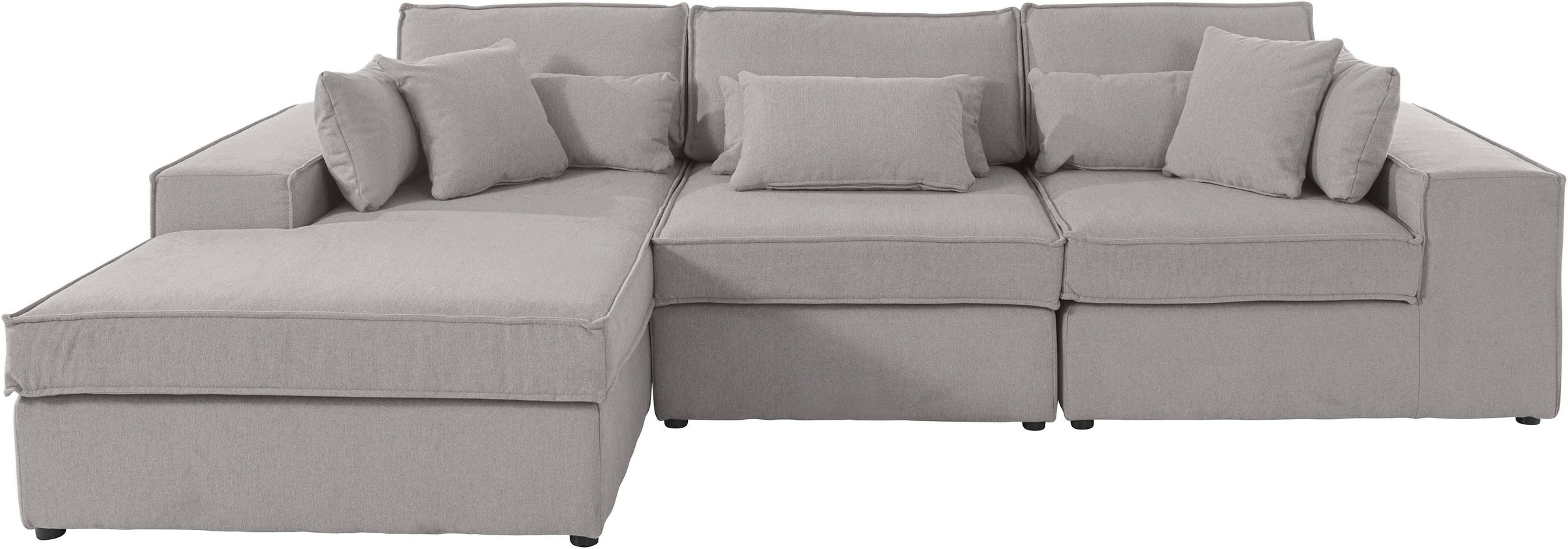 RAUM.ID Ecksofa »Florid L-Form«, 3 Teile, bestehend aus Modulen, viele Bezugsqualitäten, auch in Cord