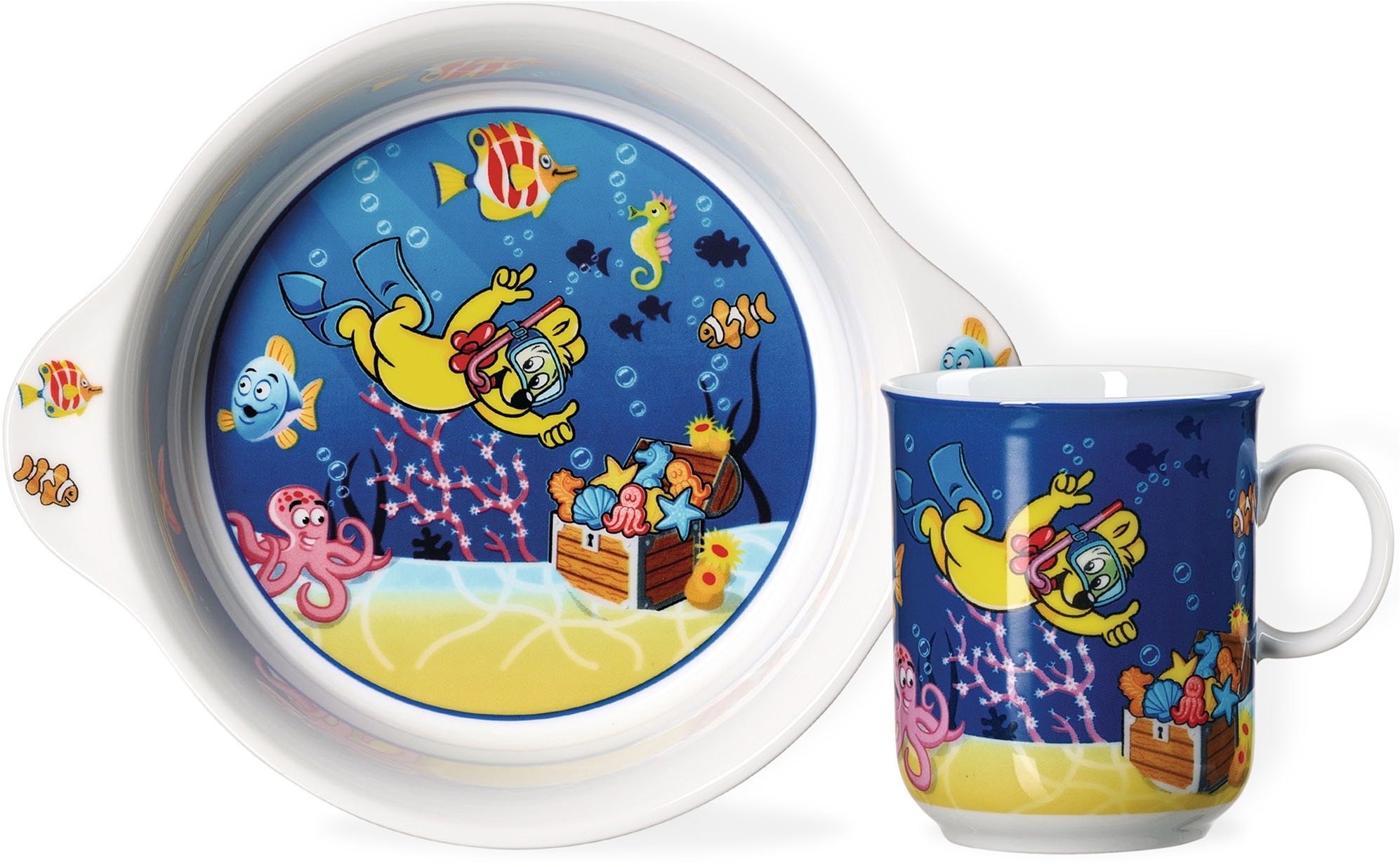Ritzenhoff & Breker Kindergeschirr-Set »HARIBO Seaworld, 2-teilig« spülmasc günstig online kaufen