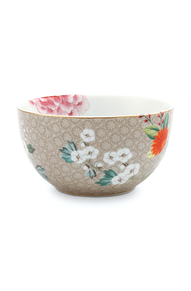 PiP Studio Tapas-Schale »Blushing Birds, Schale im 4er Set«, 4 tlg., aus Porzellan, Snackschale, Dipschale, Servierschale, Ø 12 cm