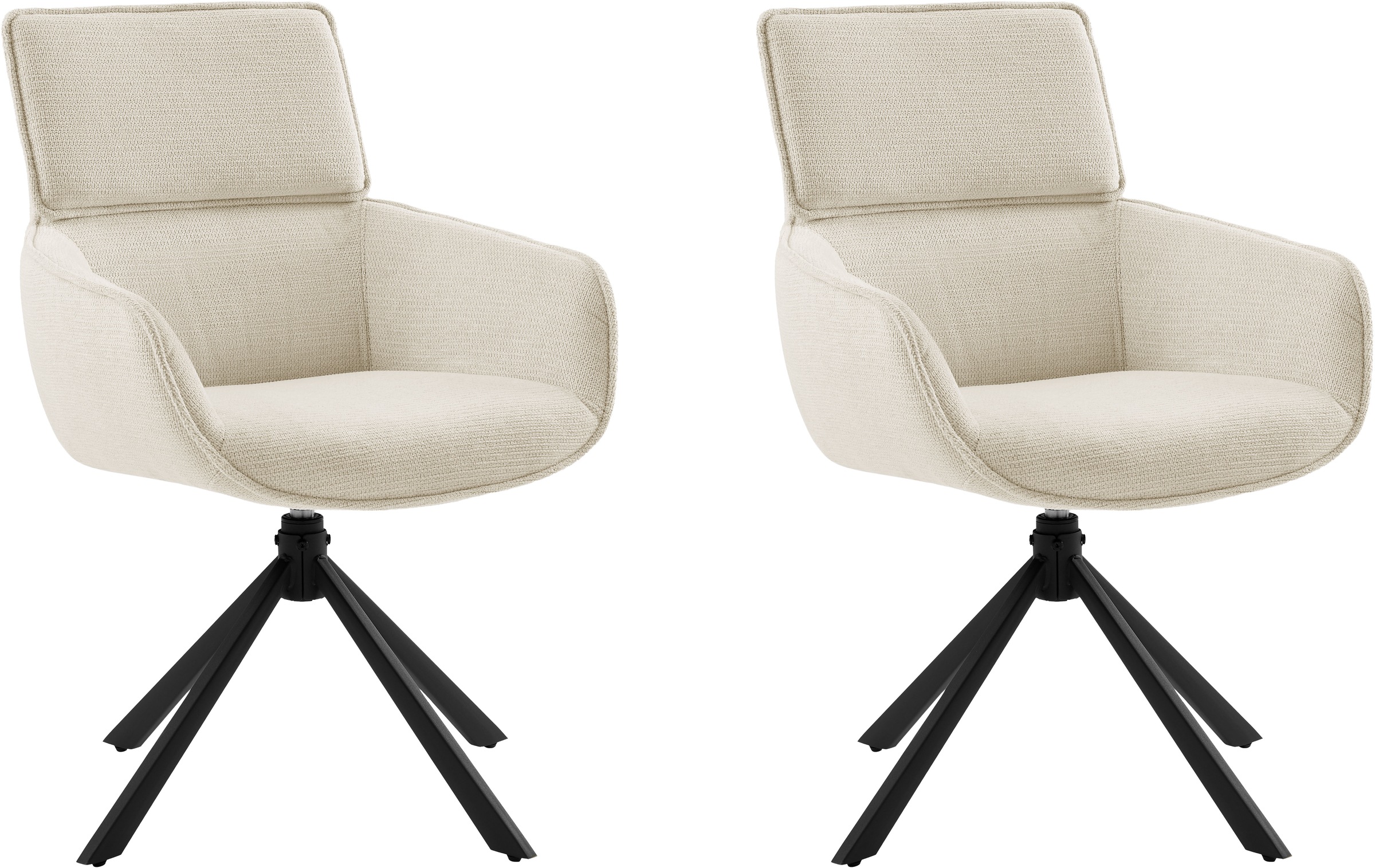 Home affaire Esszimmerstuhl »Cusey, 360° drehbar, extra dicke Polsterung, 2 günstig online kaufen