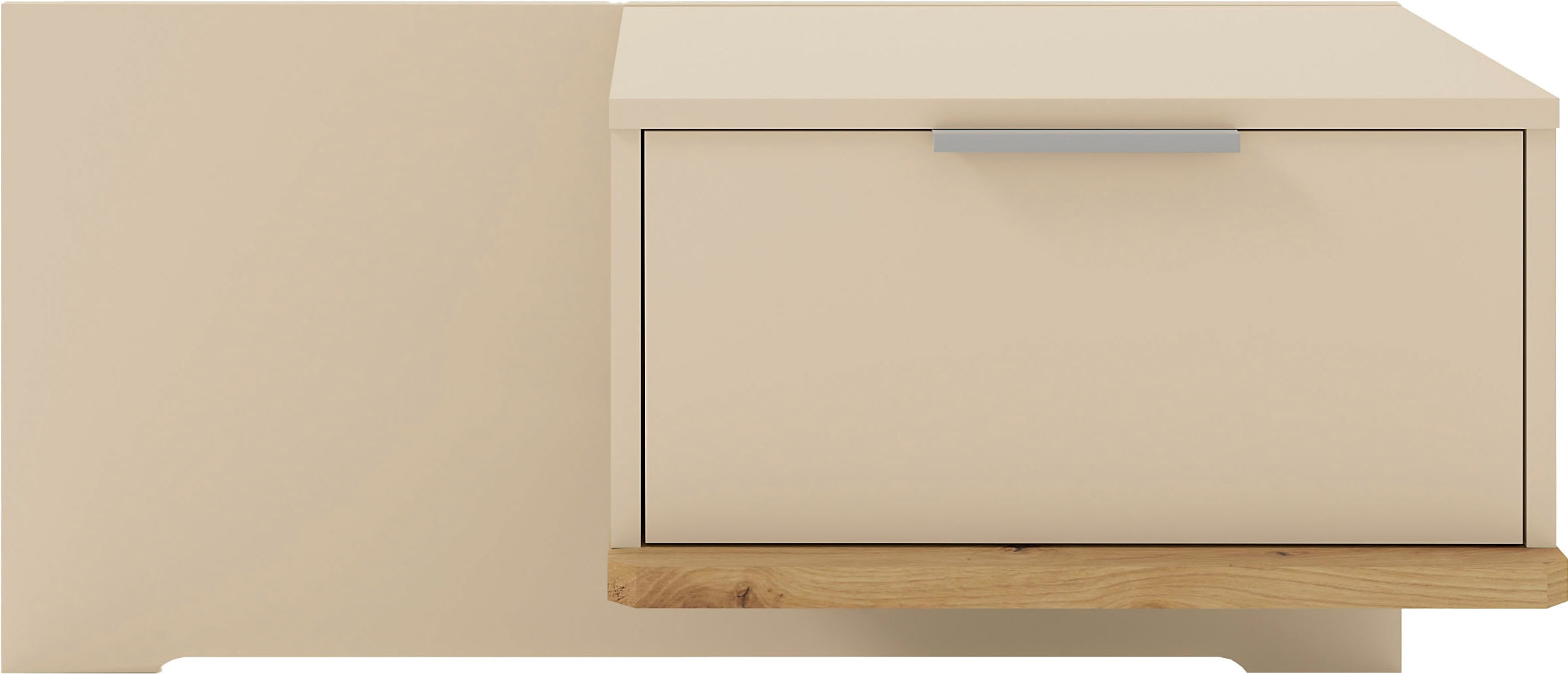 Musterring Nachtschrank »Isabelle«, verschiedene Farben, Unterboden in Eiche, Maße B50/90 x H43 x T47 cm