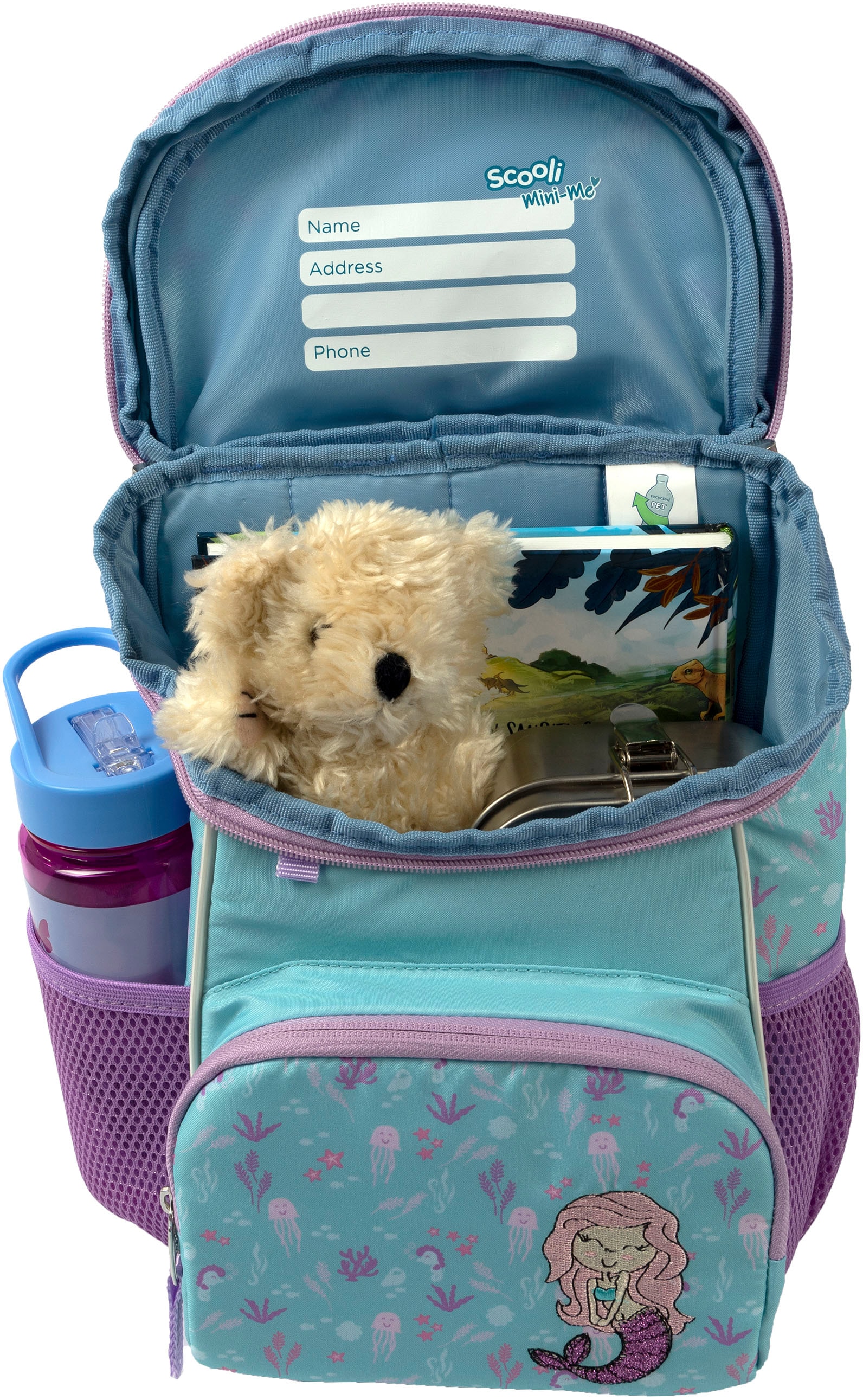 Scooli Kinderrucksack »Mini-Me, Mermaid« Reflektoren für den Kindergarten