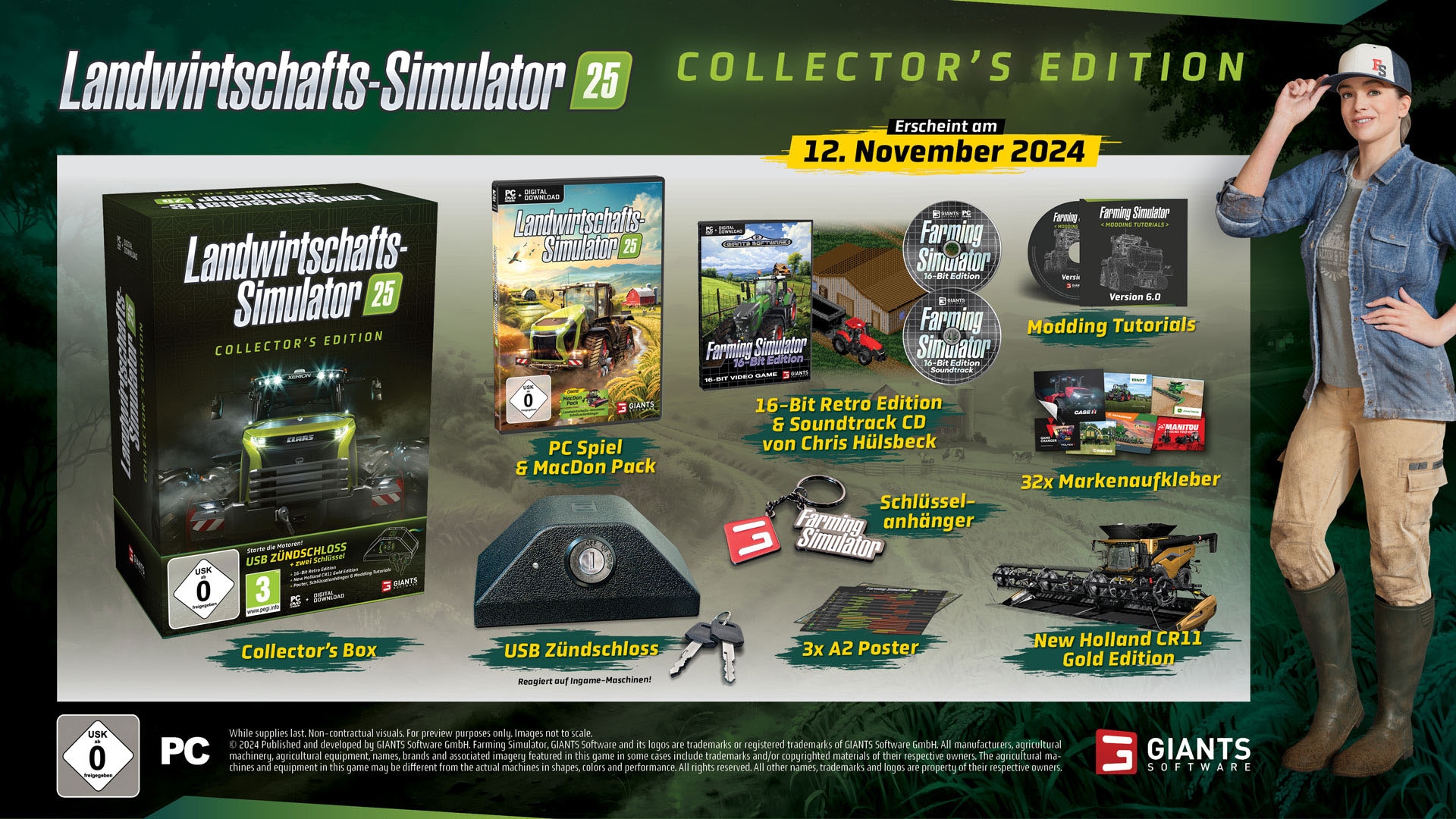 Astragon Spielesoftware »Landwirtschafts-Simulator 25 Collector's Edition«, PC