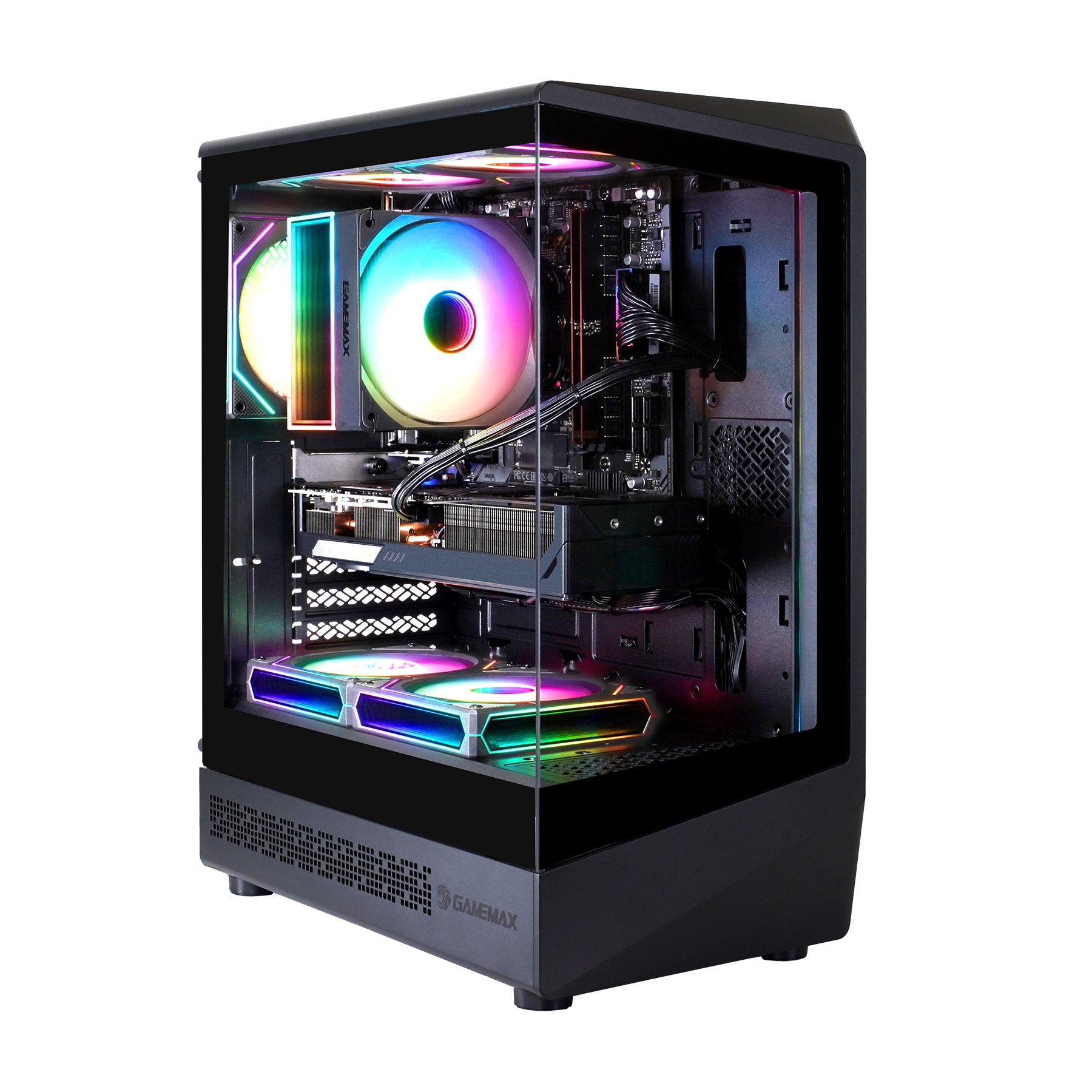 GAMEMAX Gaming-PC »VISTA COC AB 8042 AMD Ryzen 7 9700X 16GB DDR5 1TB SSD RX 9070 XT« Windows 11, DDR5 RAM