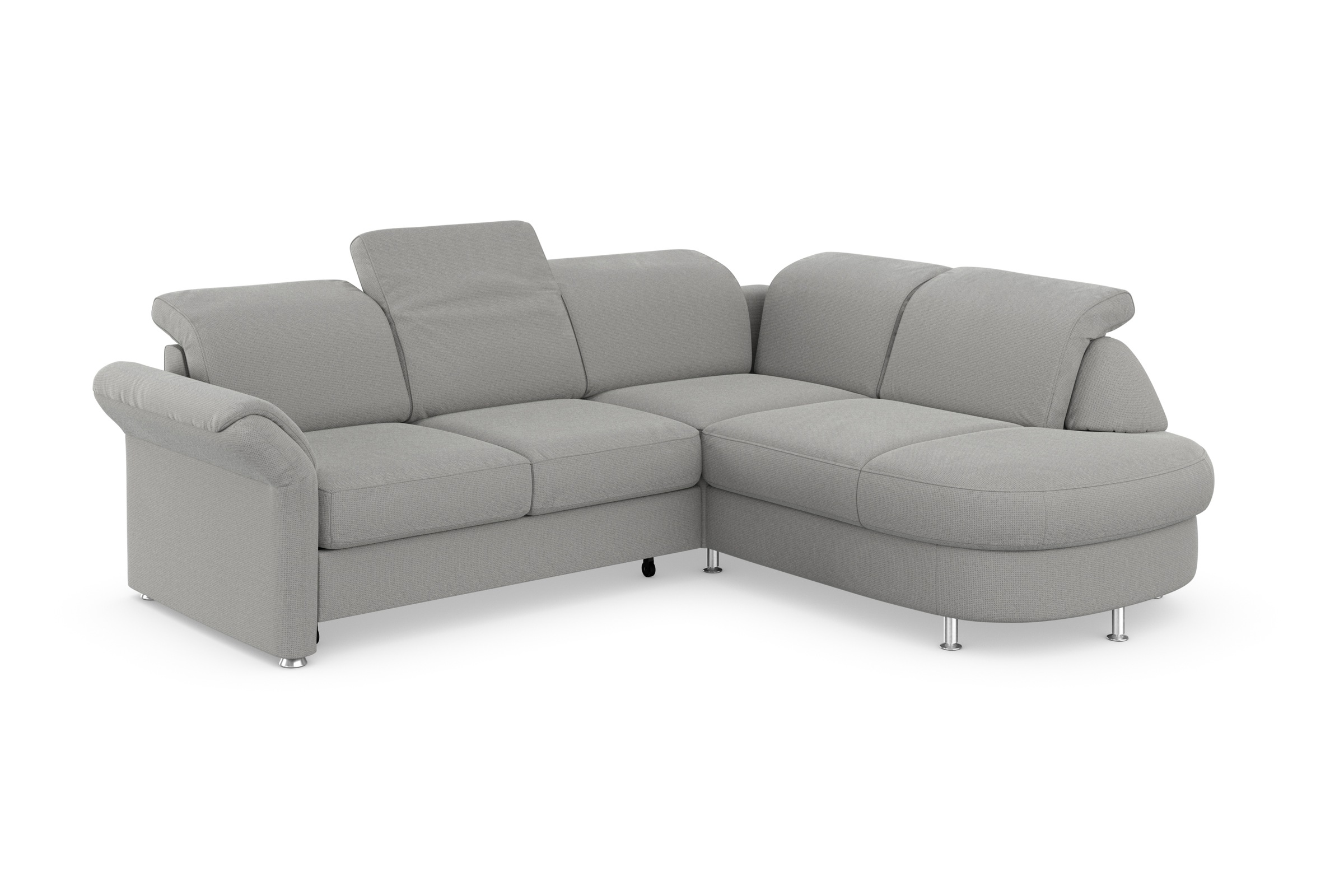 sit&more Ecksofa »Apulia L-Form«, wahlweise Bettfunktion, Bettkasten und Kopf- und Armteilverstellung