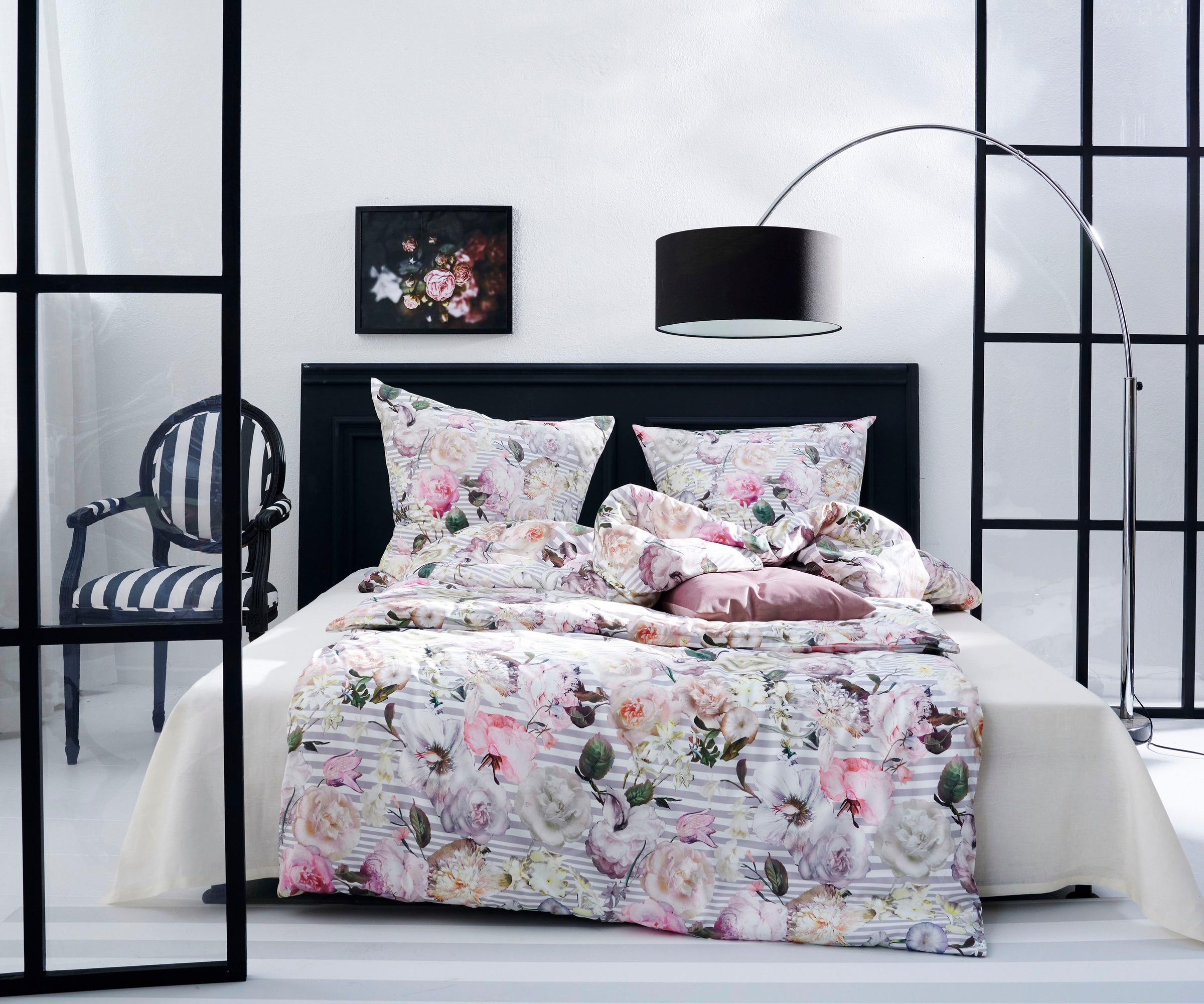 APELT Bettwäsche »Cosima« 2 Stk. tlg. Blumige Rosenträume und Boudoir-feeli günstig online kaufen