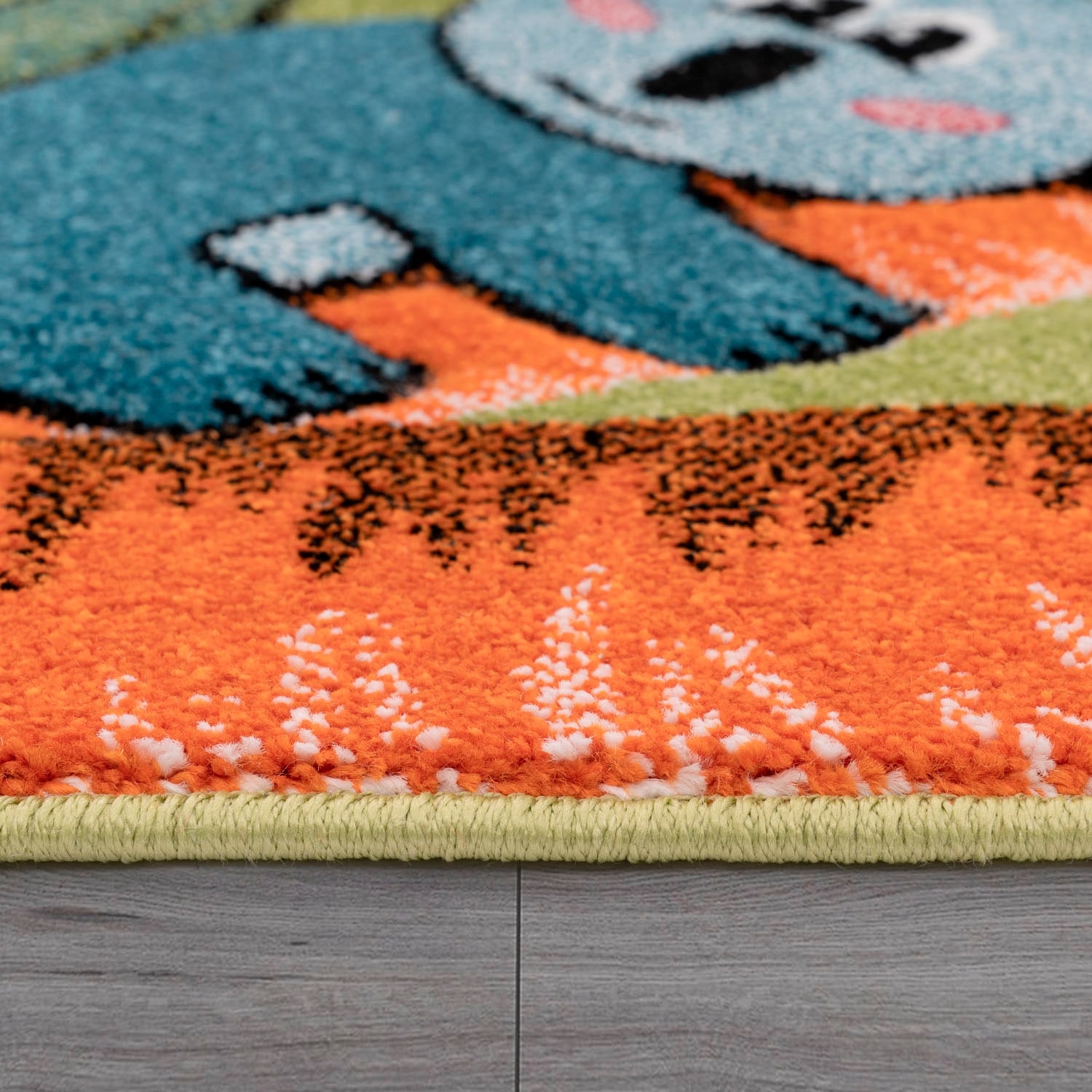 Paco Home Kinderteppich »Diamond 638«, rechteckig, 18 mm Höhe, 3D-Design, Motiv Dschungel Tiere, Kinderzimmer