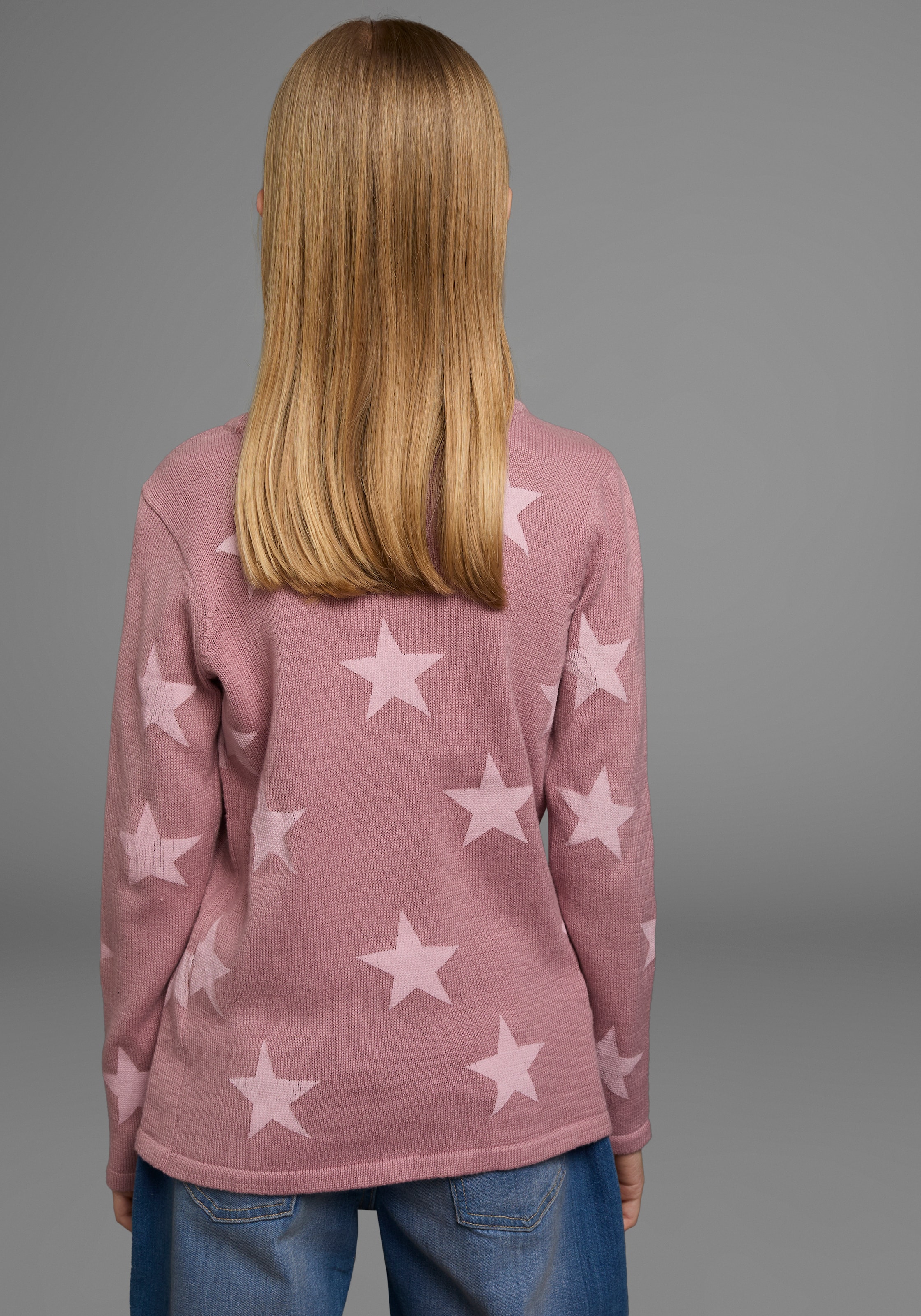 KIDSWORLD Strickpullover »Sterne-Pullover« mit Sternen - Druck