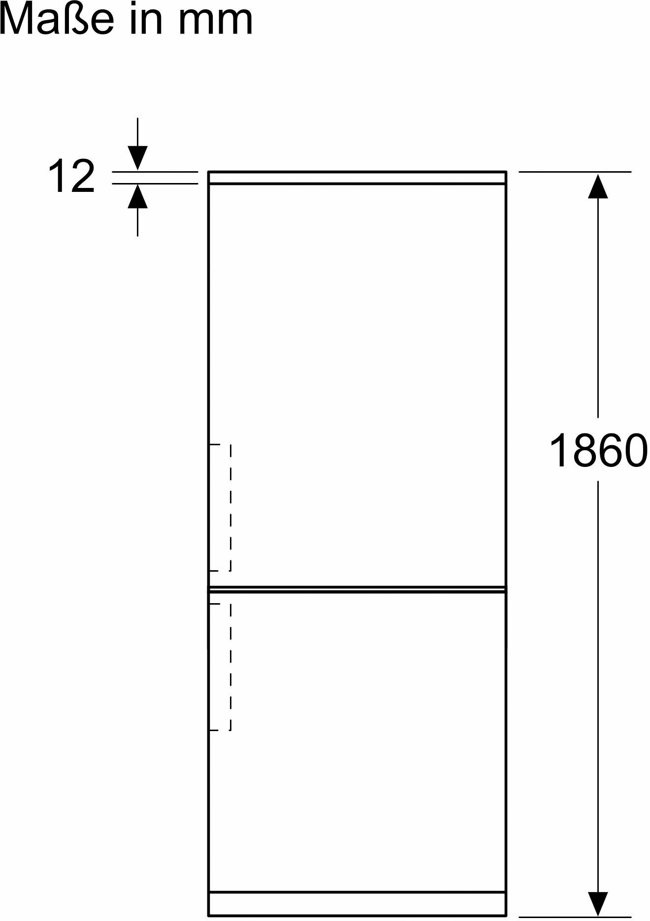 BOSCH Kühl-/Gefrierkombination, KGN36VICT, 186 cm hoch, 60 cm breit  bestellen