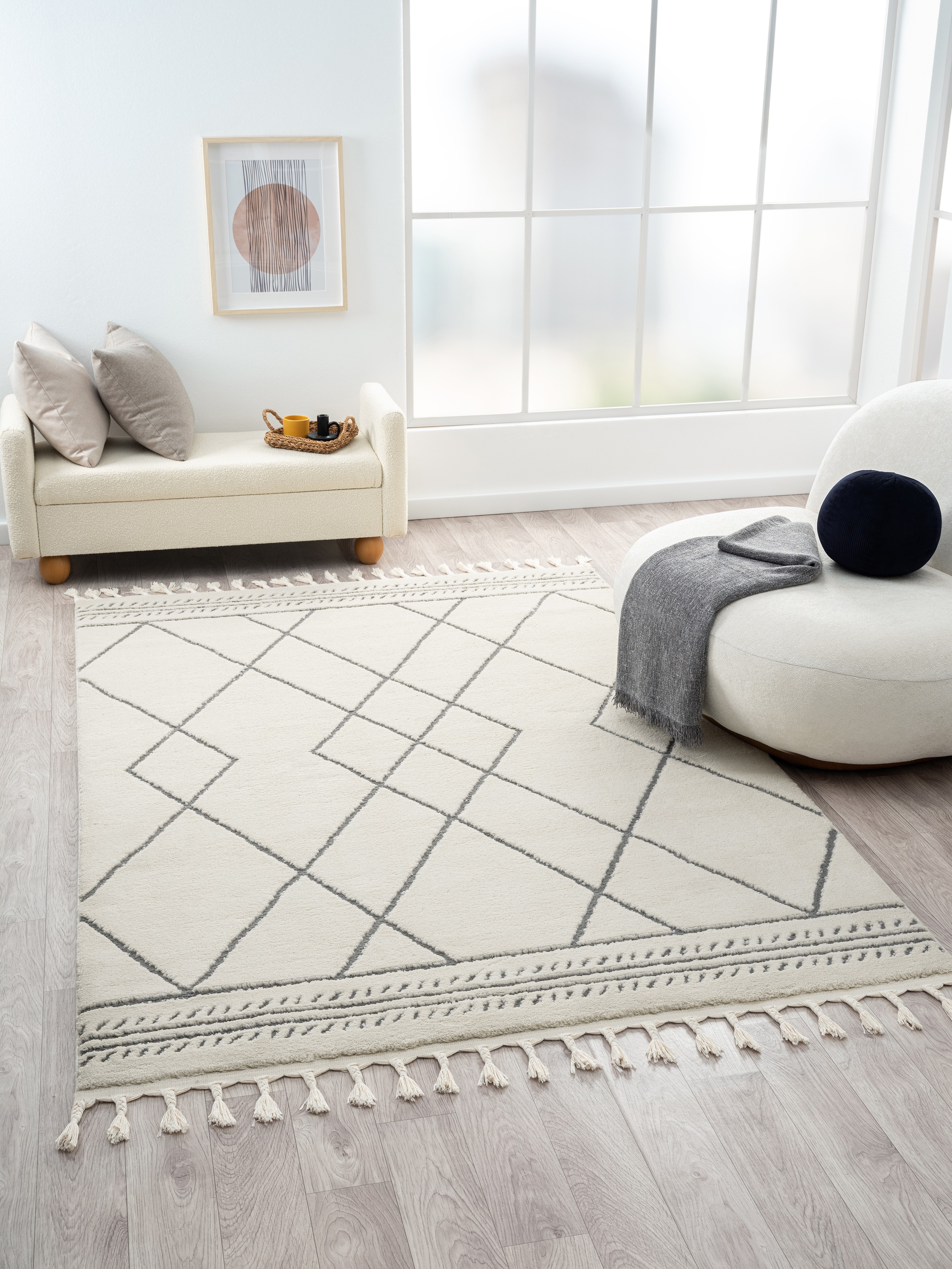 Myflair Möbel & Accessoires Hochflor-Teppich »Moroccan Design, LAGERRÄUMUNG günstig online kaufen