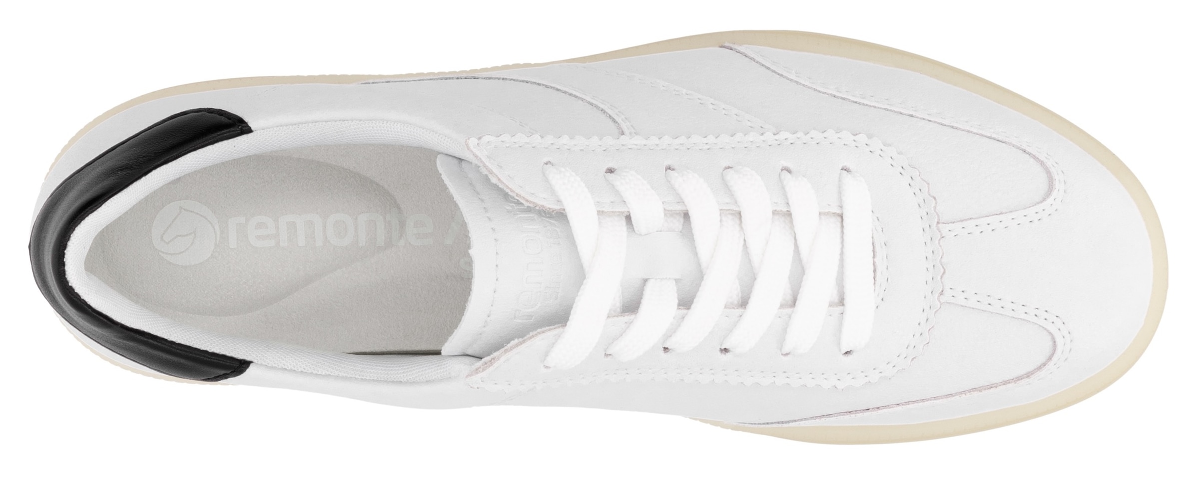 Remonte Sneaker  , Freizeitschuh, Halbschuh, Schnürschuh mit gepolstertem Schaftrand