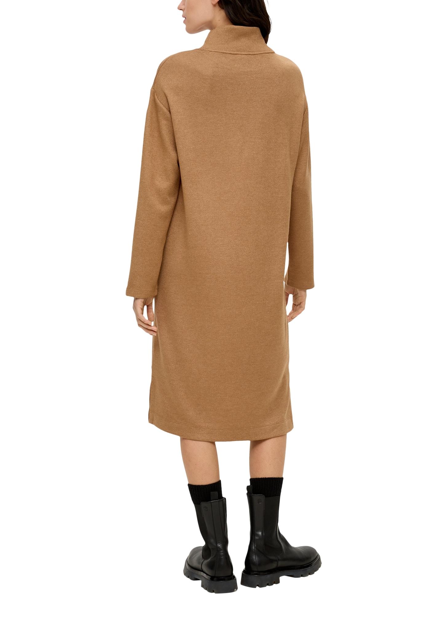 s.Oliver Sweatkleid, mit Seitenschlitz