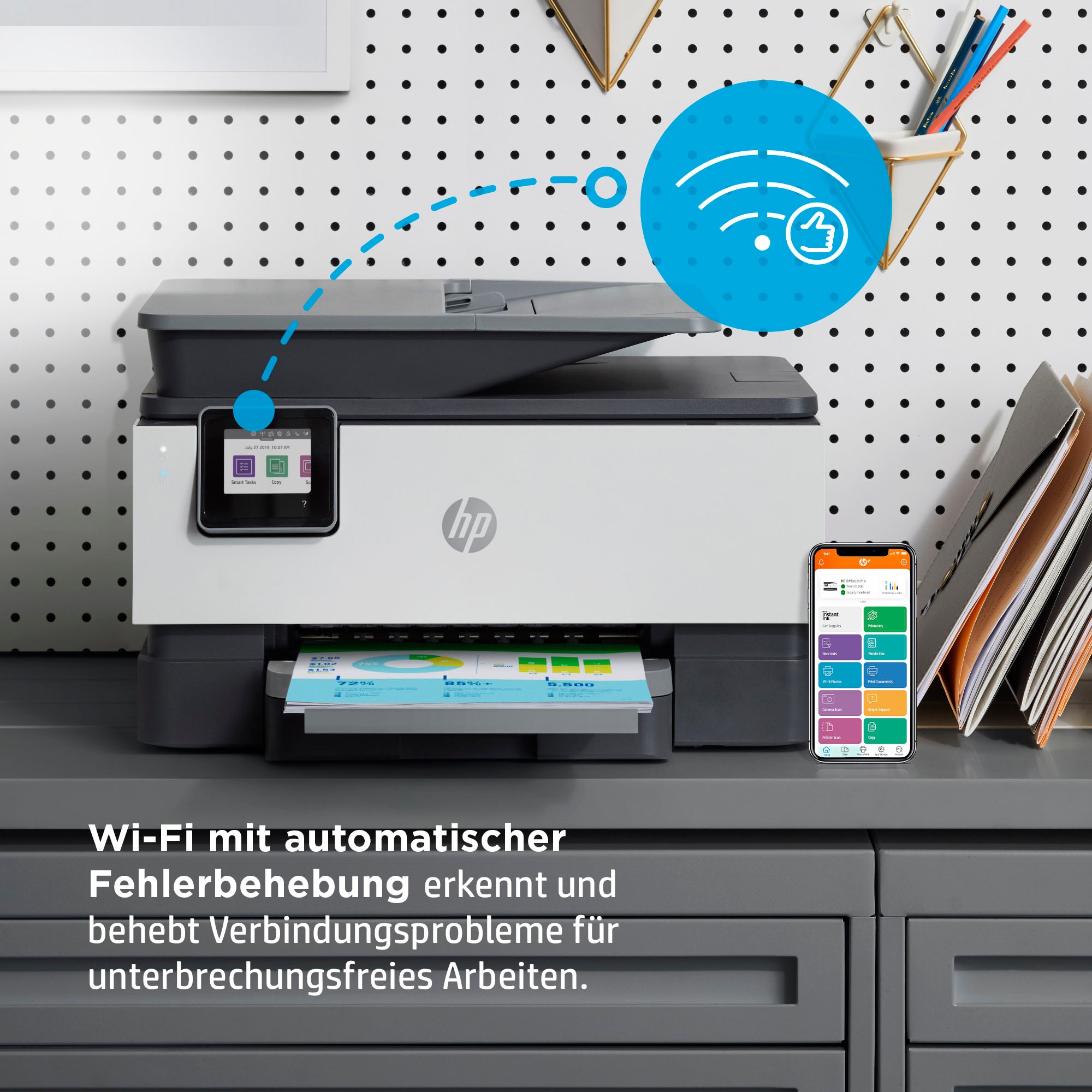 HP Multifunktionsdrucker »OfficeJet Pro 9012e color« AiO bestellen online A4