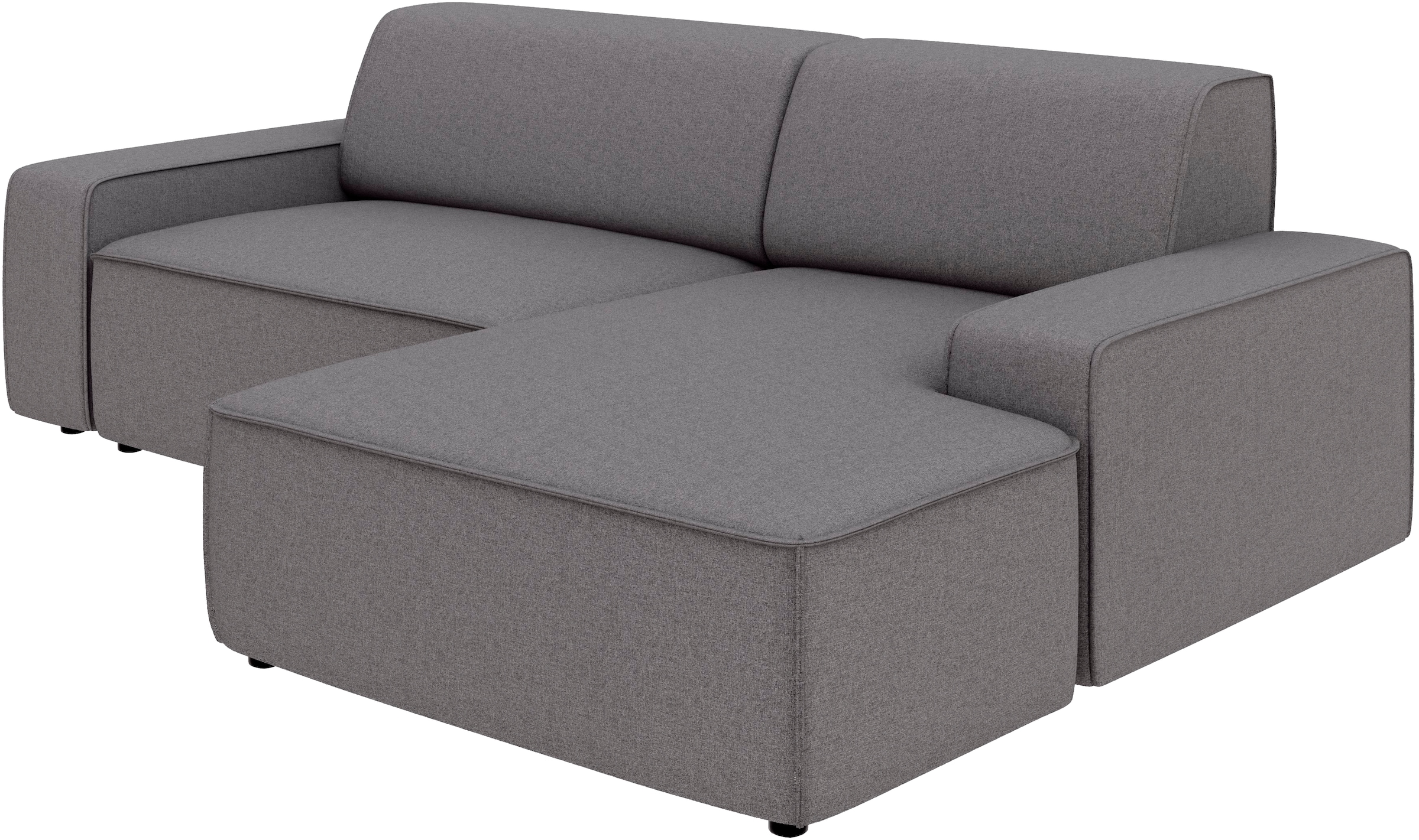 TRENDMANUFAKTUR Ecksofa »Graz, wahlweise mit Sitzvorschub und Bettkasten, L-Form, Breite 246 cm«, in Cord-, haustierfreundlichem LEO Struktur- oder LUMOS-3D-Bezug