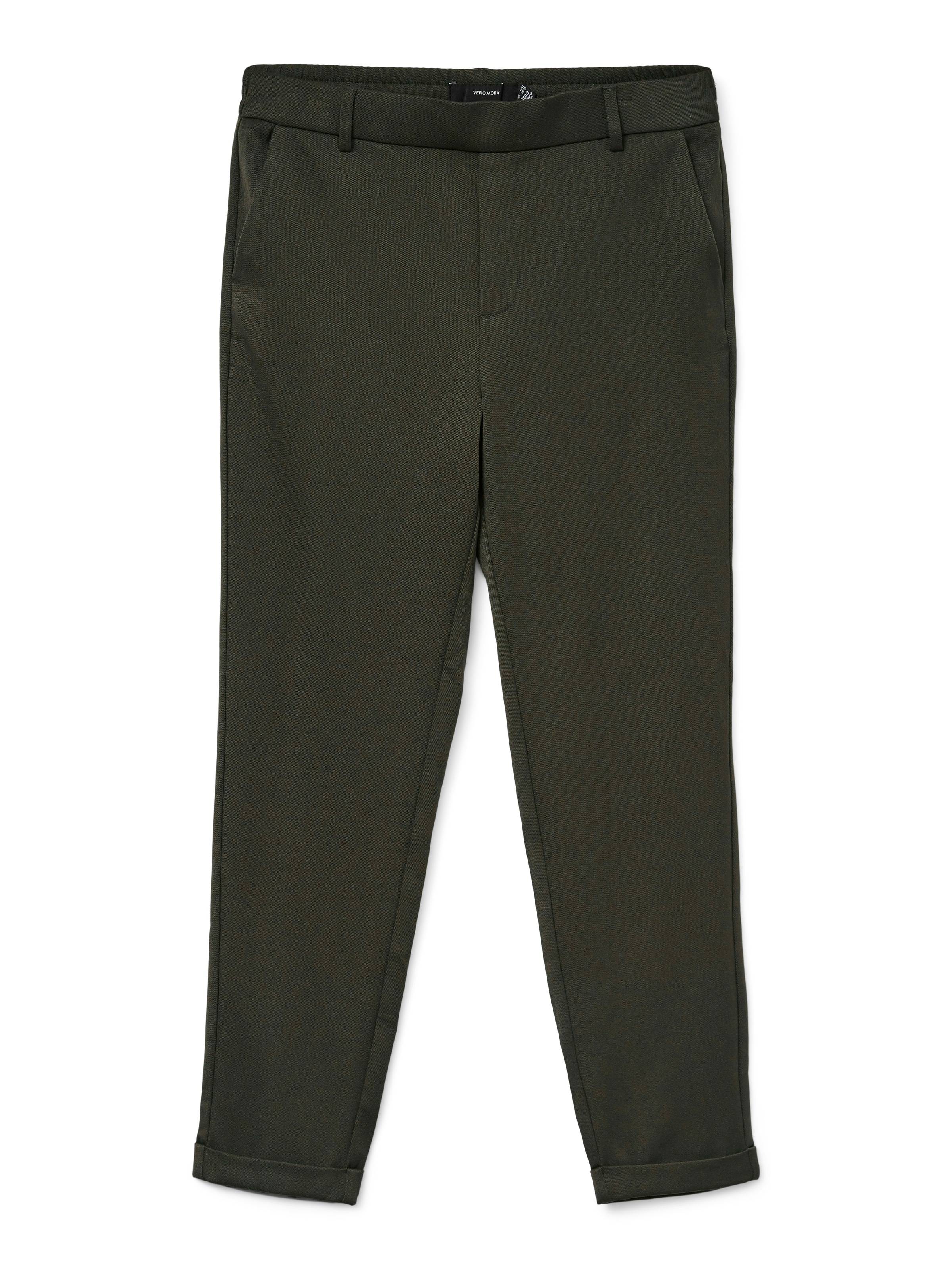 Vero Moda Anzughose »VMMAYA MR LOOSE SOLID PANT NOOS«, knöchelfreie Form mit Saumaufschlag