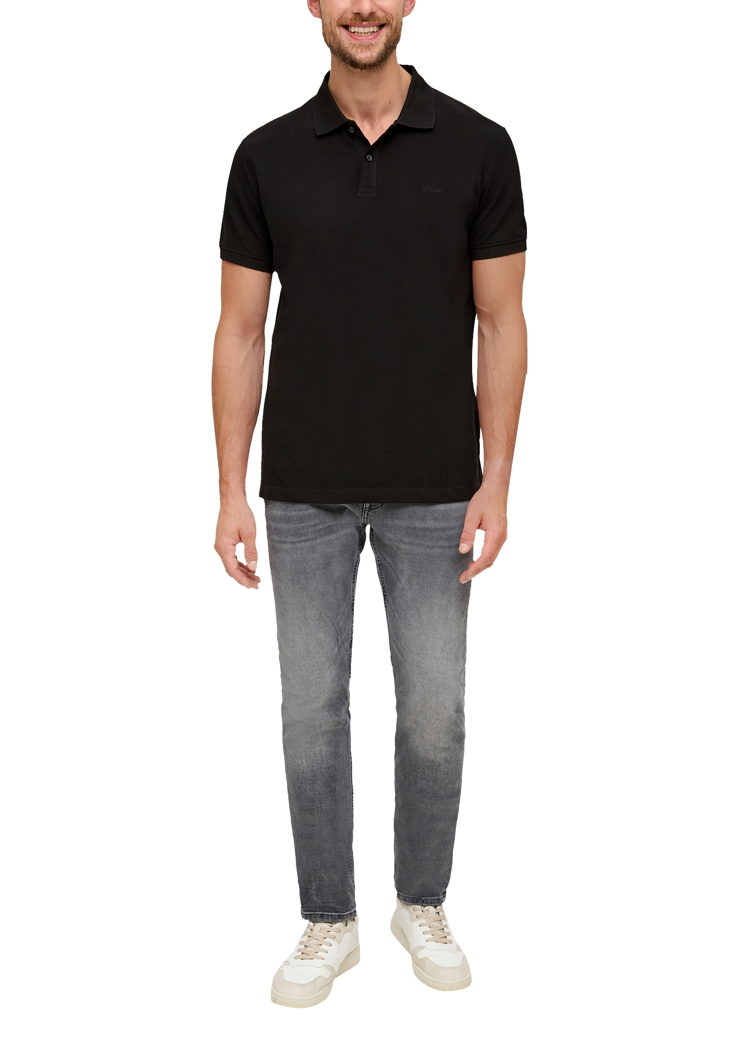 s.Oliver Poloshirt, mit Logostickerei