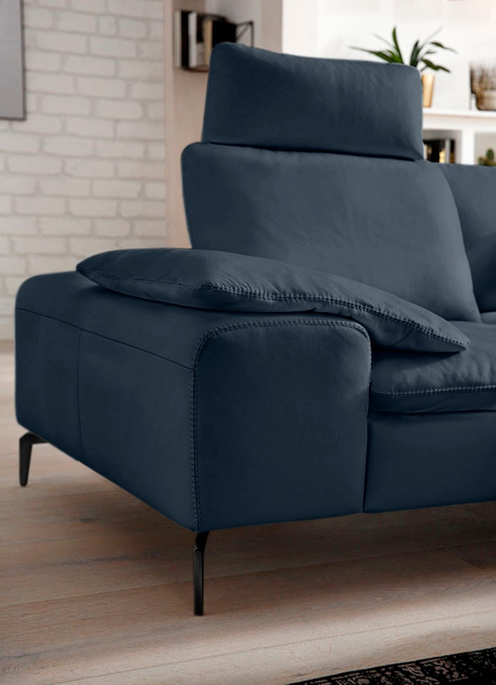 W.SCHILLIG Ecksofa »valentinoo, Designsofa, elegant und bequem, L-Form«, (Set), mit Sitztiefenverstellung, Breite 318 cm