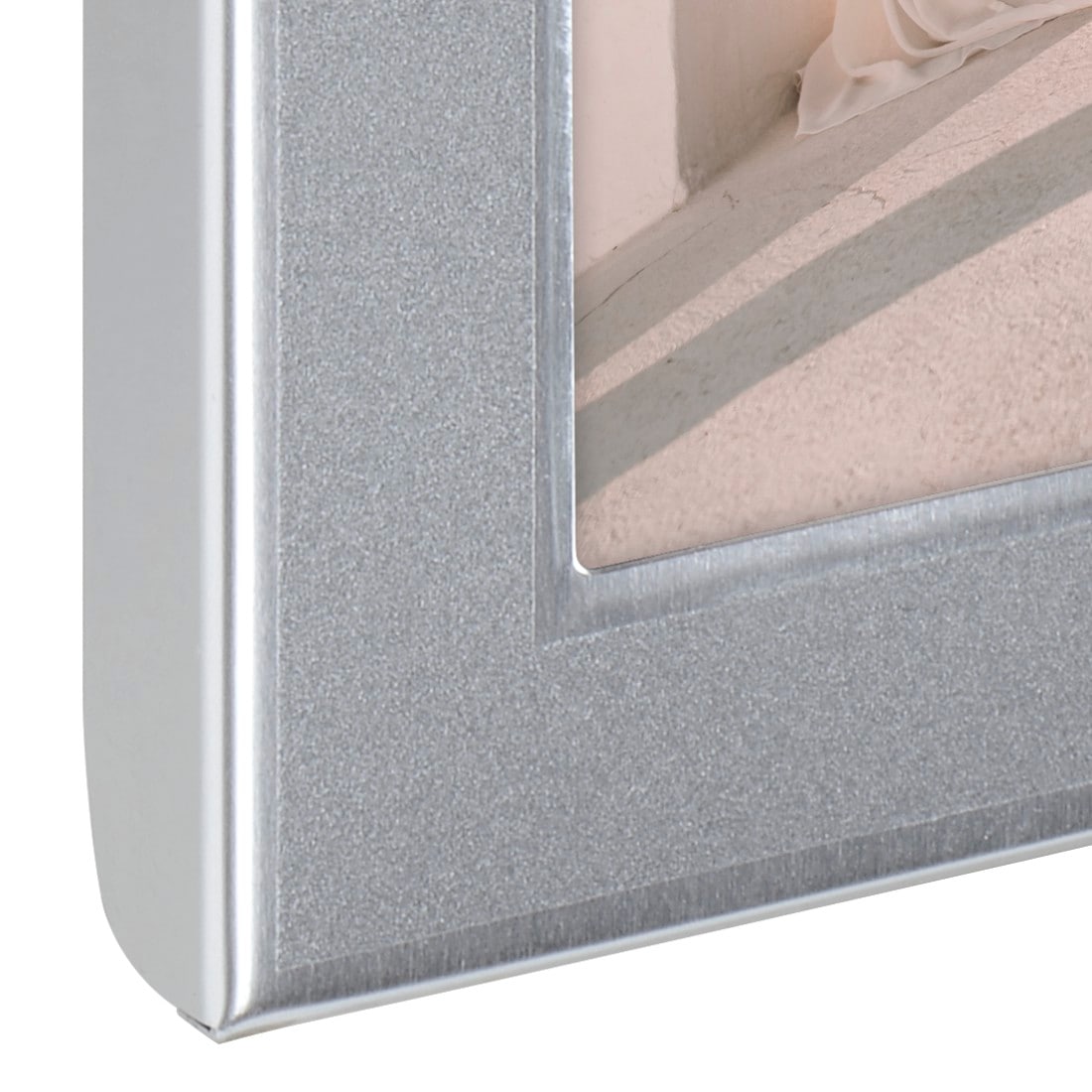 Hama Portraitrahmen »Bilderrahmen 15 x 20 cm für 1 Bild, zum Aufhängen und Stellen, Silber«, für 1 Bilder, Portraitrahmen, Aluminium, Hochformat, Querformat
