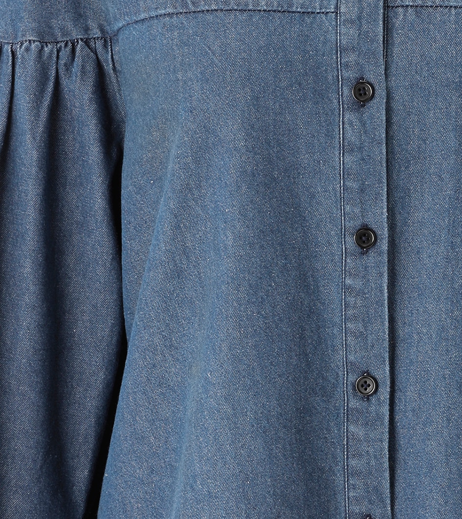 Aniston CASUAL Jeansbluse mit 3/4-langen Arm in weiter, topmodischer Form - NEUE KOLLEKTION