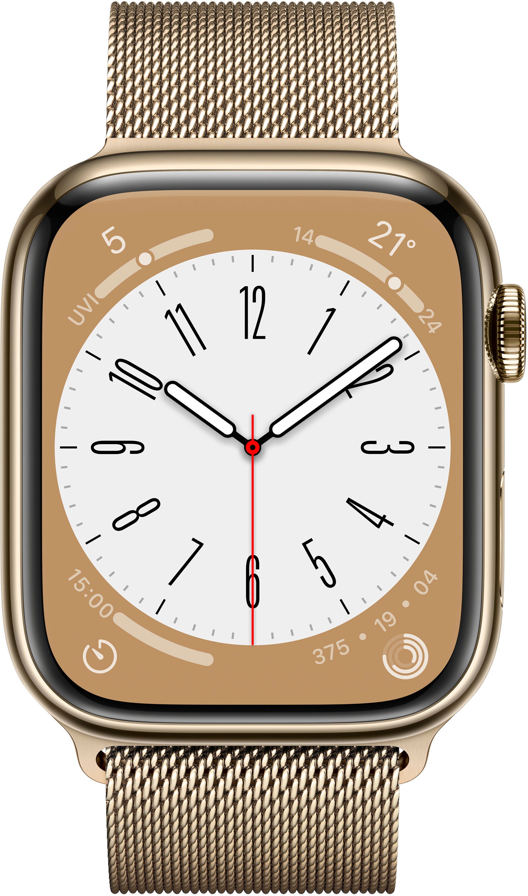 2. Bild von Apple Watch »Watch Series 8 GPS + Cellular 45mm Edelstahl Milanaise«, Die Zukunft der Gesundheit. Am Handgelenk.)