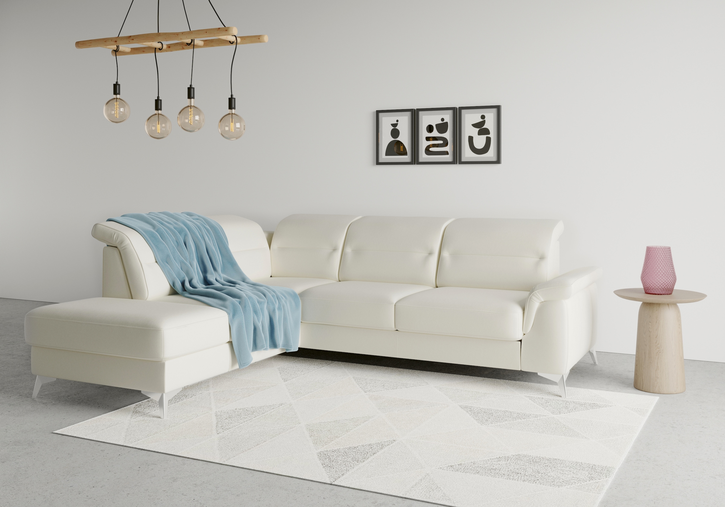 sit&more Ecksofa »Sinatra L-Form«, mit Ottomane, optional mit Kopfteilverst günstig online kaufen