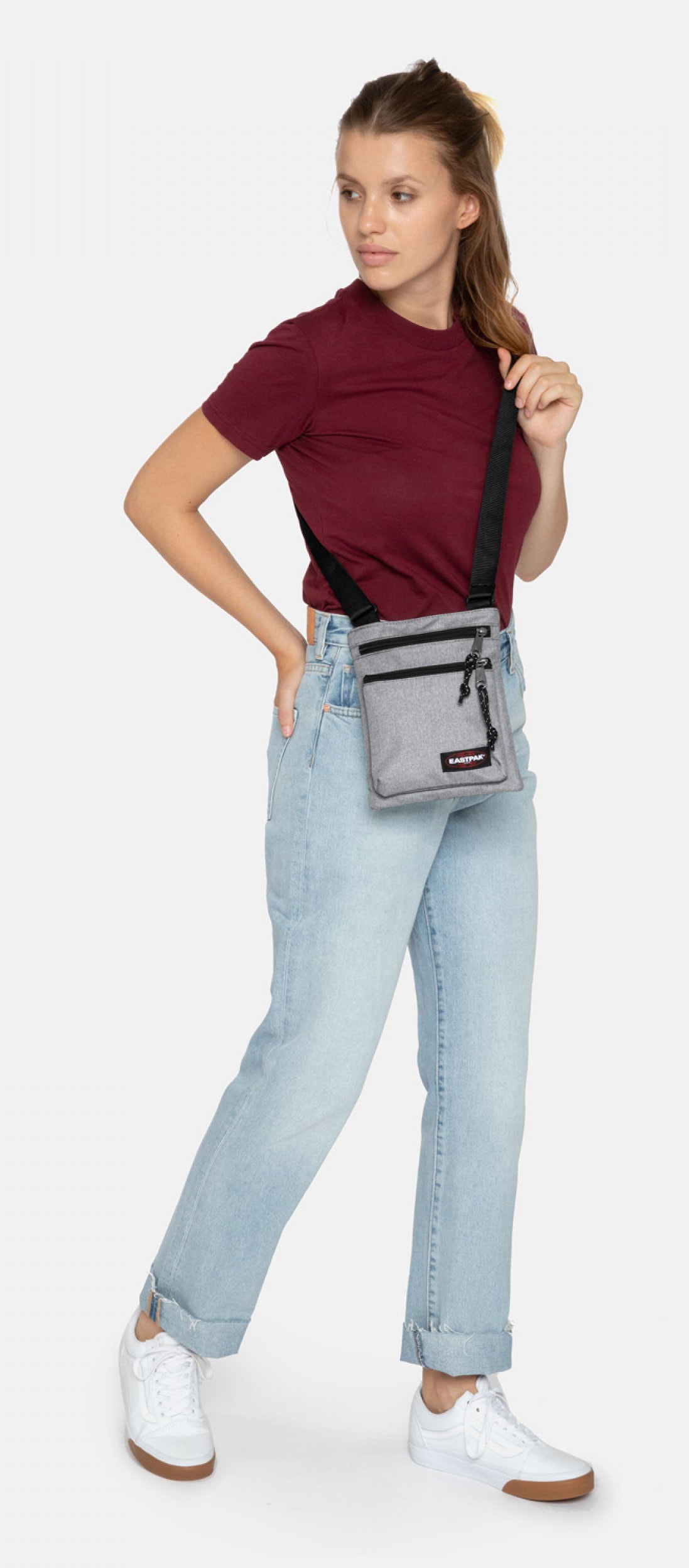 Eastpak Umhängetasche »RUSHER, Sunday Grey« , Crossbody Bag, Mini Messenger Bag