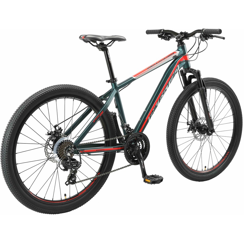 Bikestar Mountainbike, 21 Gang, Shimano, RD-TY300 Schaltwerk, Kettenschaltung